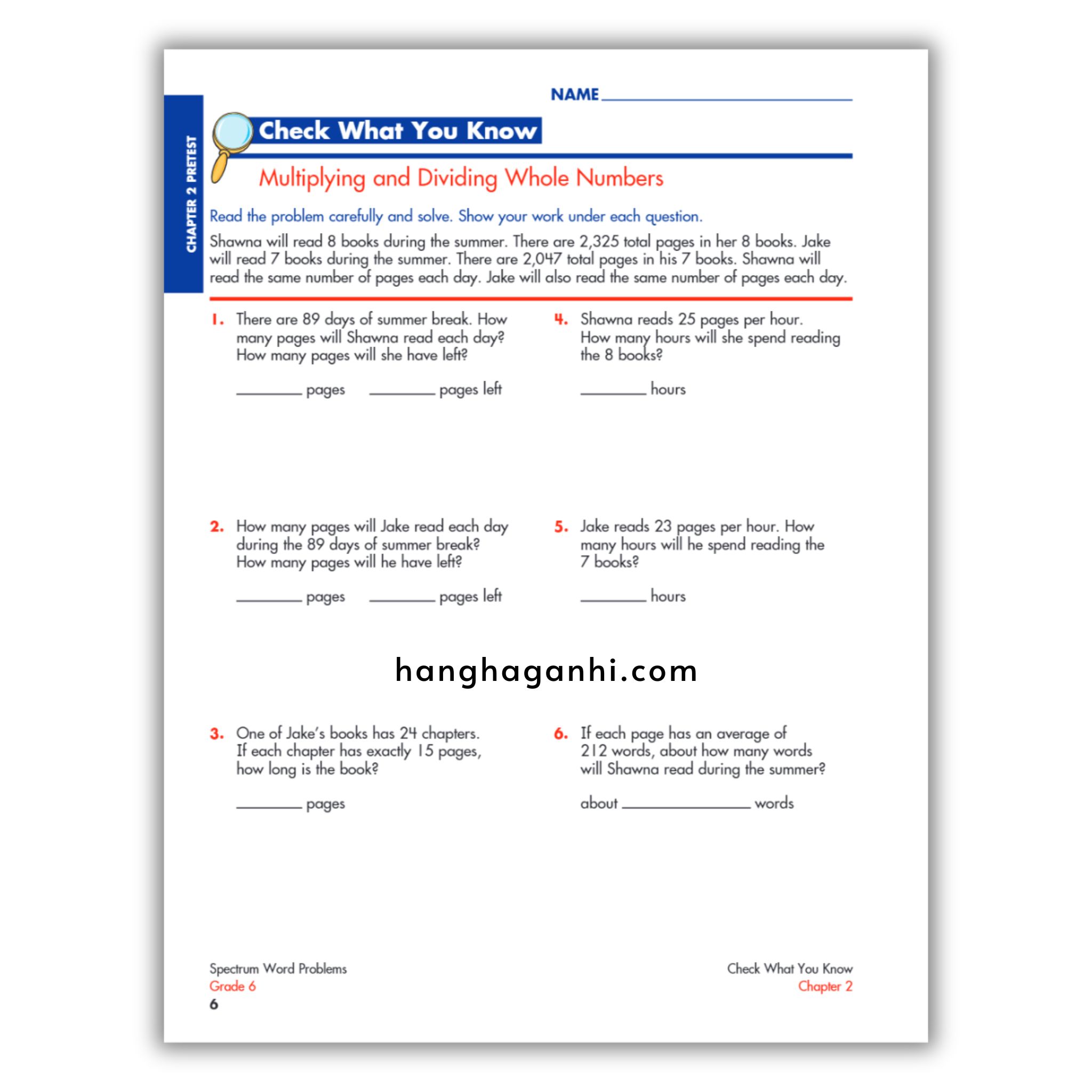 Sách Spectrum Word Problems Workbook Grade 6_thumbnail_11