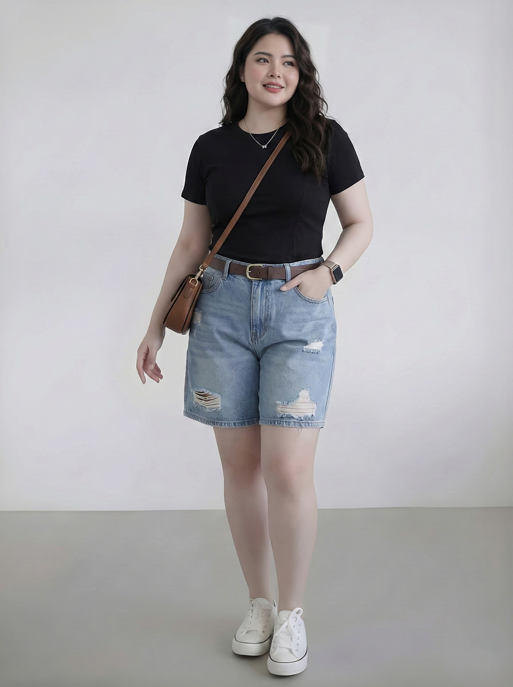 Áo thun cổ tròn nhiều màu bigsize AT9045 dành cho nàng béo mập từ 55-90kg