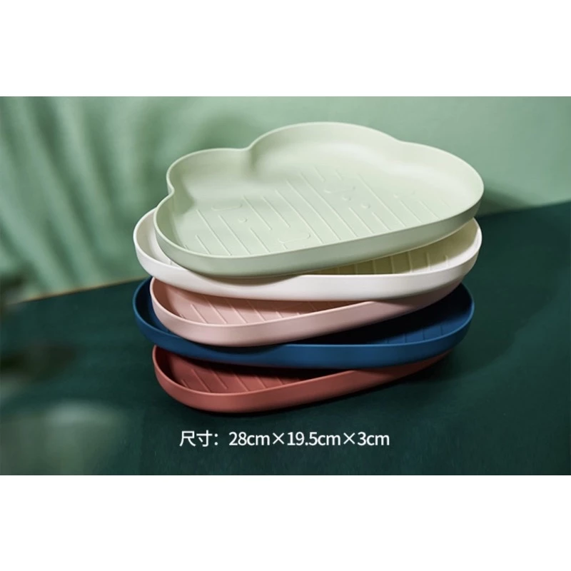 Khay đựng trái cây nhựa hình đám mây.5gs2