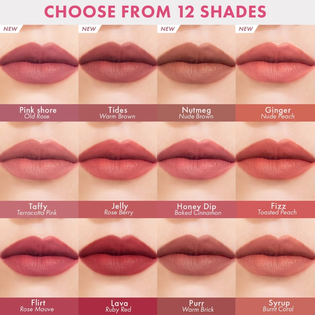 Blk Pillow Matte Featherlight Matte Lipstick