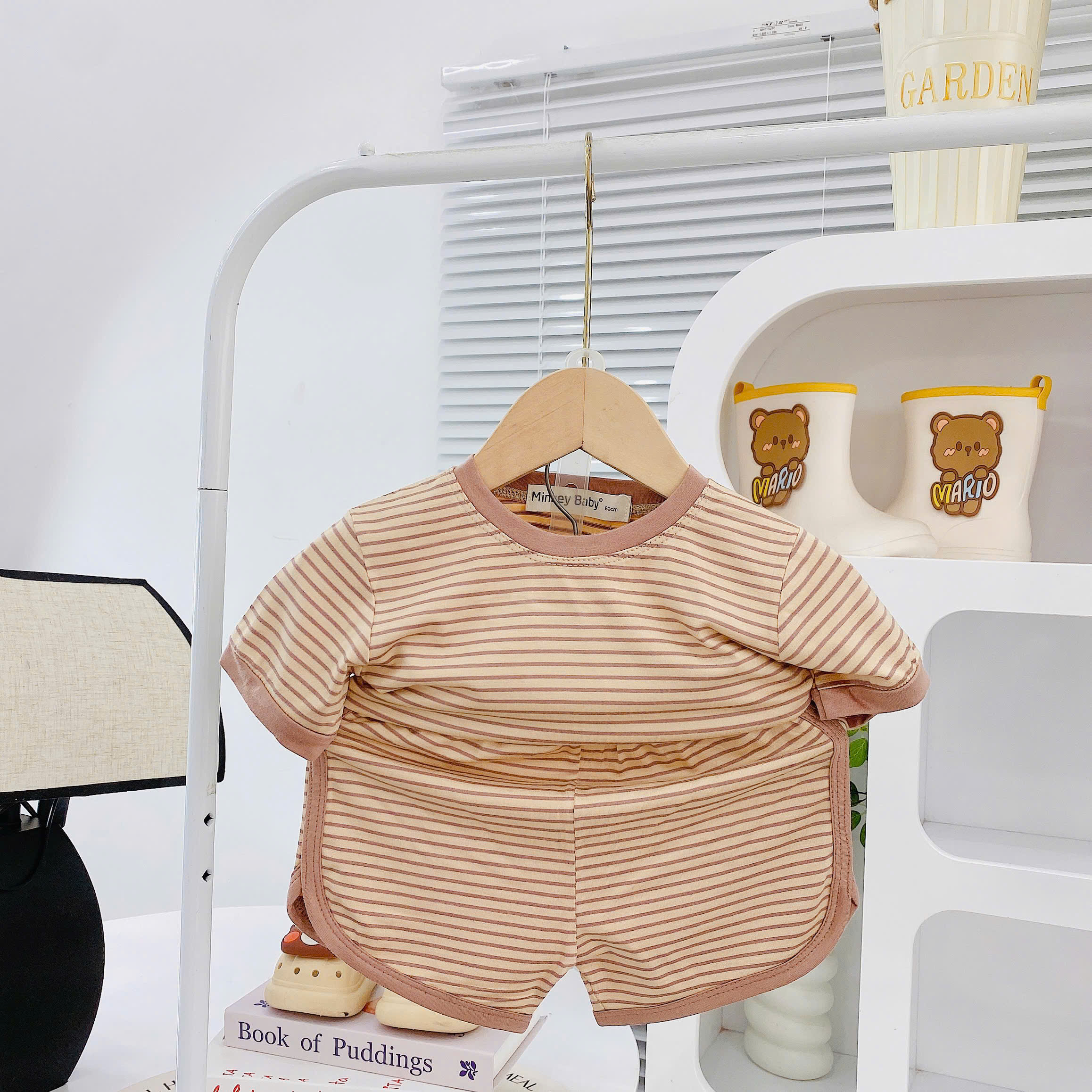 N76 BỘ CỘC MINKEY SỌC NGANG MÃ 2- A003.139