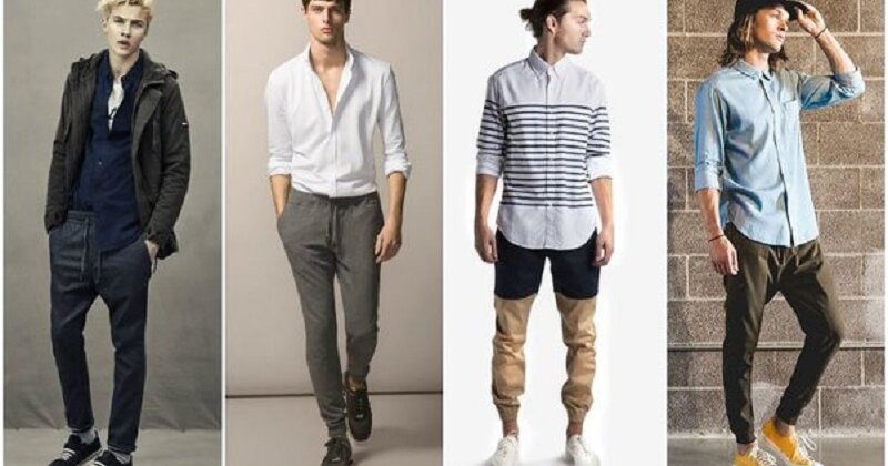 Quần Jogger và áo sơ mi