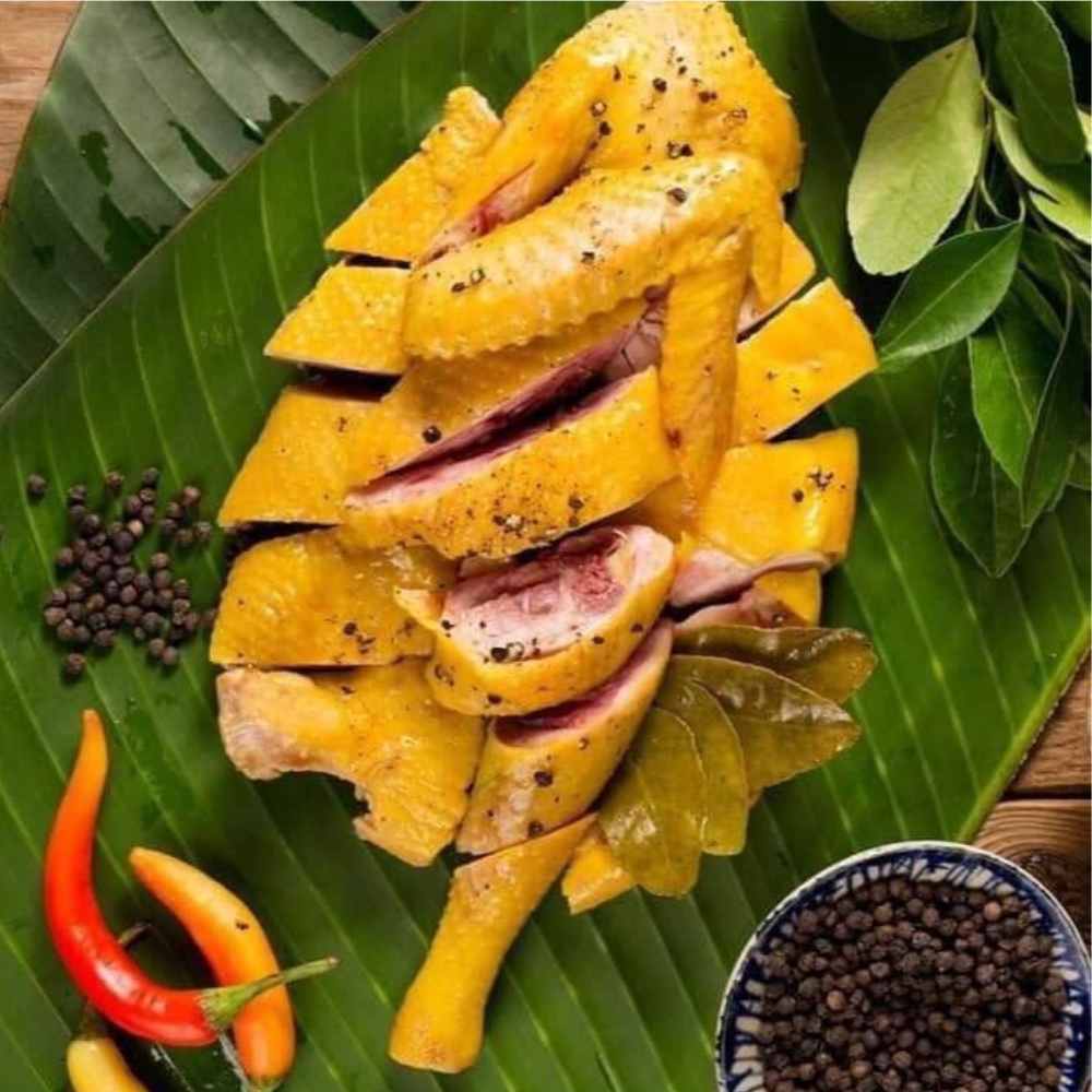 Gà ủ muối lá chanh | 1 con 1.1KG