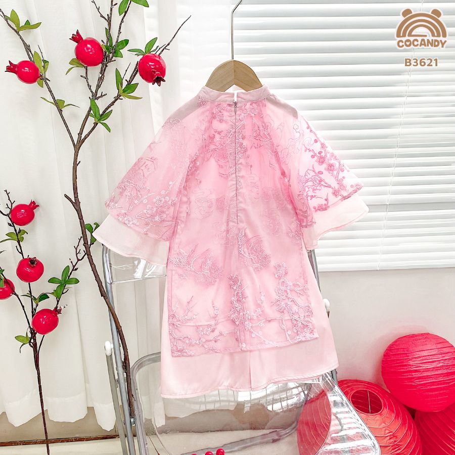 Bộ áo dài HỒNG Mai Chi_thumbnail_1