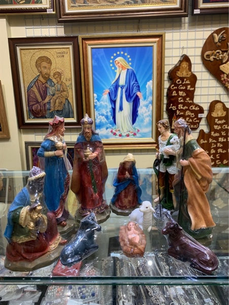 Bộ Noel Giáng Sinh 20cm (11 tượng) mẫu 2 ✔