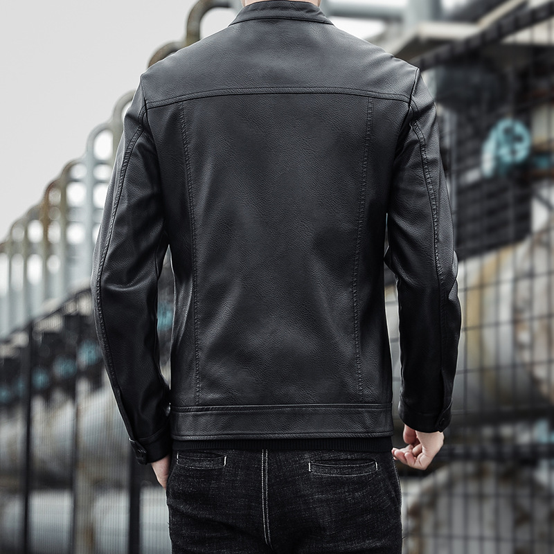 Biker PU Cổ Trụ – Zipper Pocket_thumbnail_1