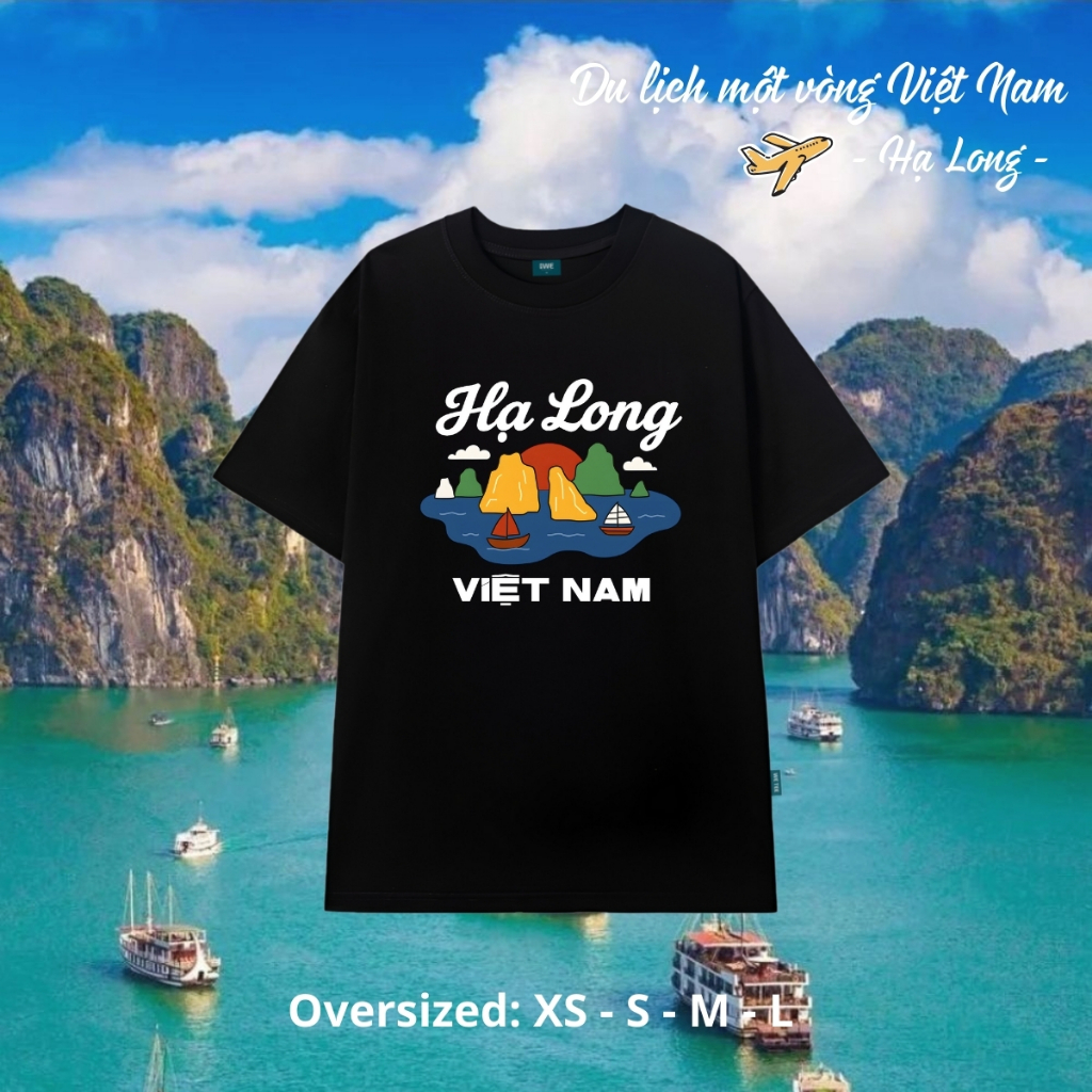 Áo Việt Nam du lịch Huế, Đà Nẵng... dáng oversize rộng cotton 250gsm - Local brand We Tee T027_thumbnail_15