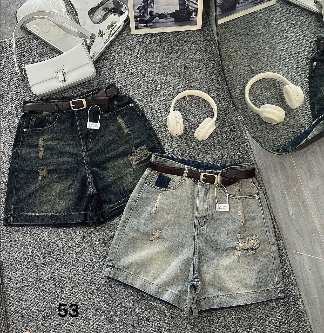 Quần lửng rách túi kiểu bigsize QSJ53 dành cho nàng béo mập từ 55-90kg_thumbnail_3