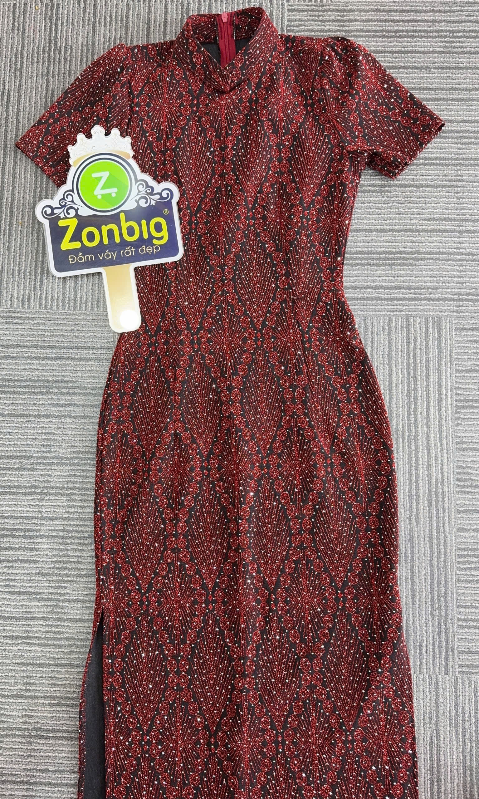 Đầm sườn xám - Y1854 - Thương hiệu Zonbig_thumbnail_8