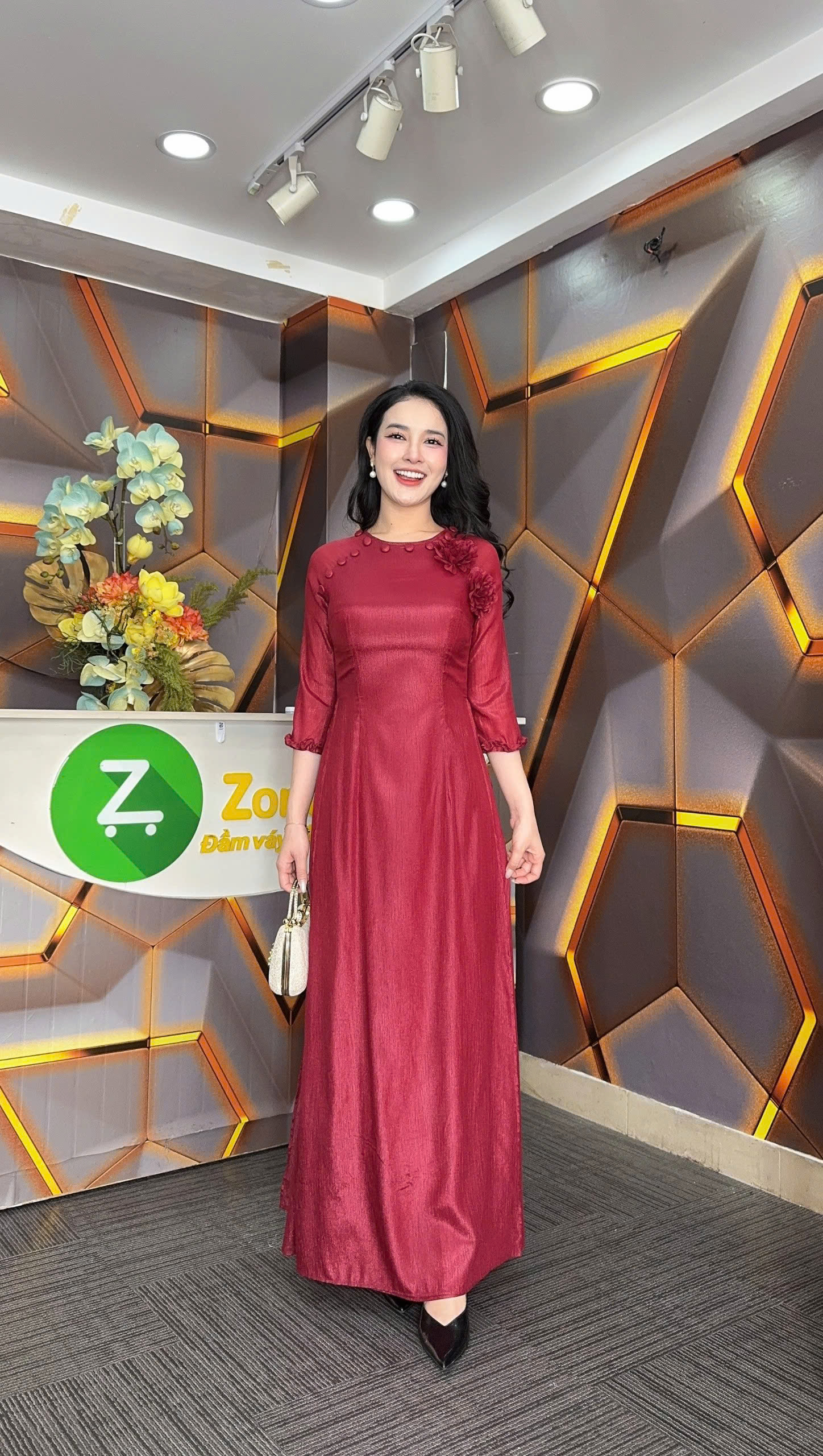 Đầm giả áo dài - Y1925 - Thương hiệu Zonbig_thumbnail_4