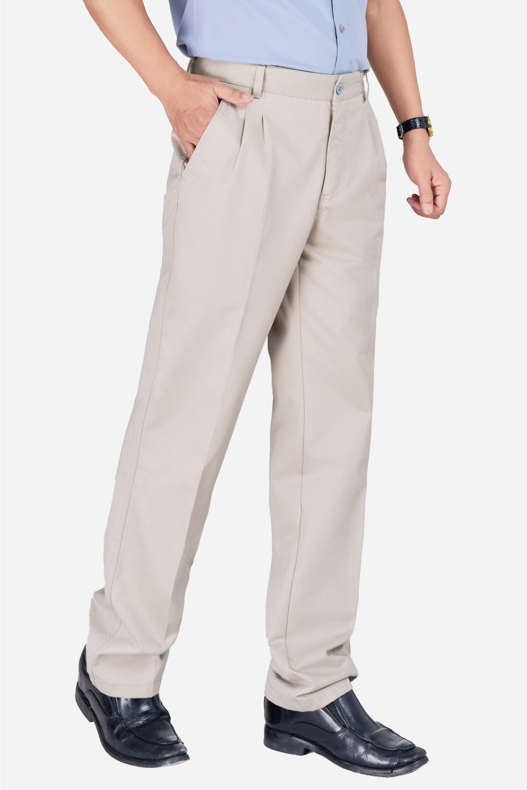 Quần Kaki Thô 2 Li Nam Trung Niên ANCHI Phom Suông Ống Rộng_thumbnail_46