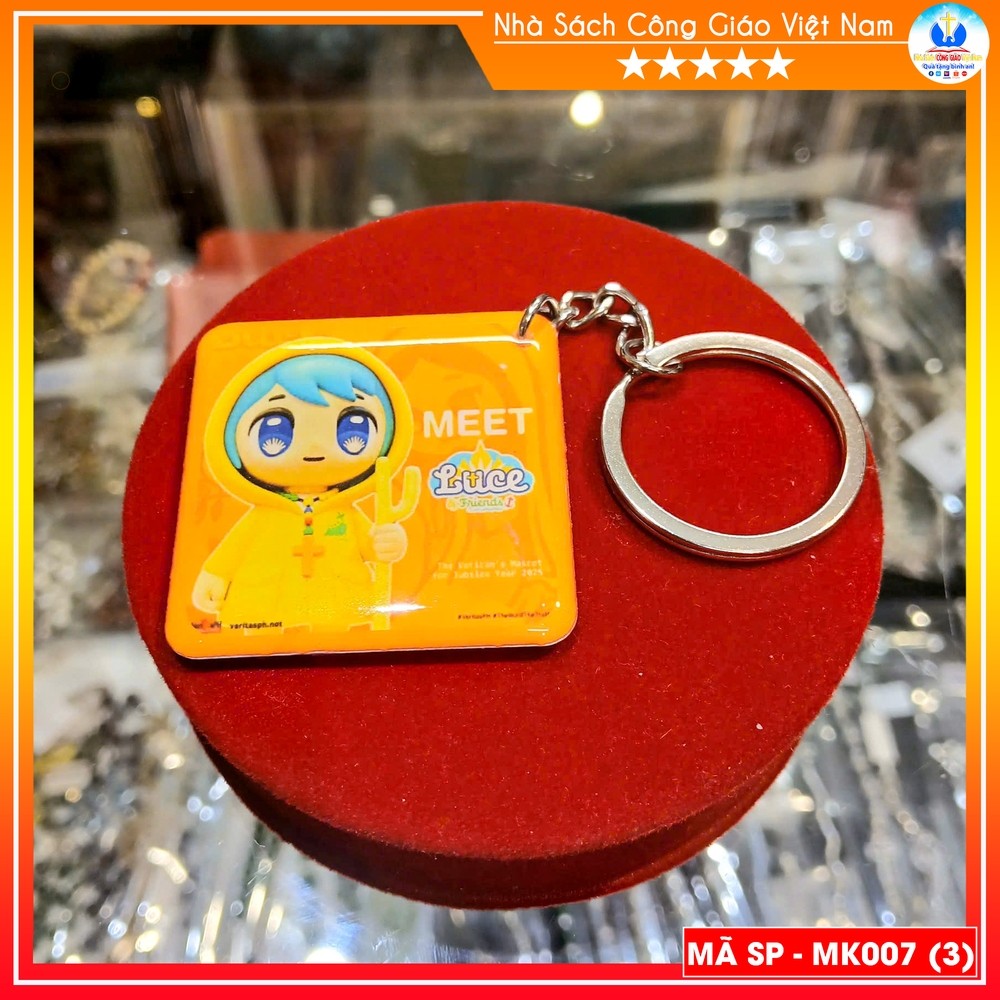 Móc khóa dẻo Luce - Linh vật năm thánh 2025 Vatican MK007 Quà tặng Công Giáo, NOEL, GIÁNG SINH, sinh nhật ý nghĩa_thumbnail_5