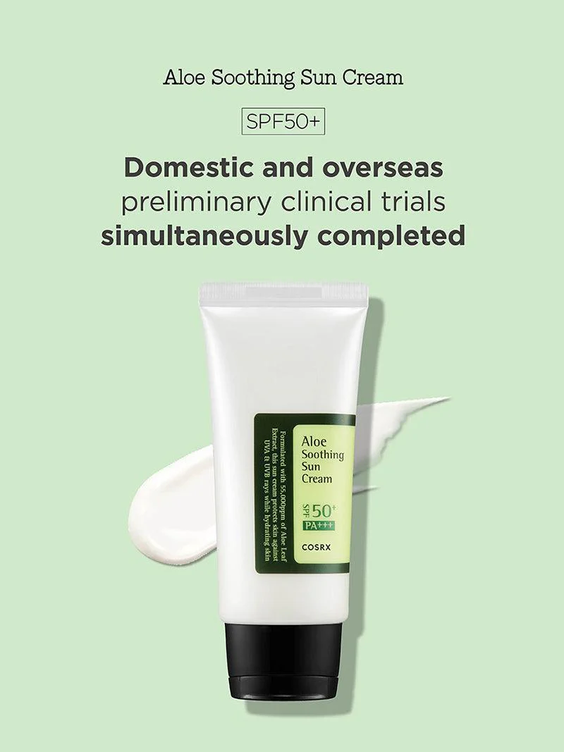 COSRX Aloe Soothing Sun Cream SPF50+ PA+++