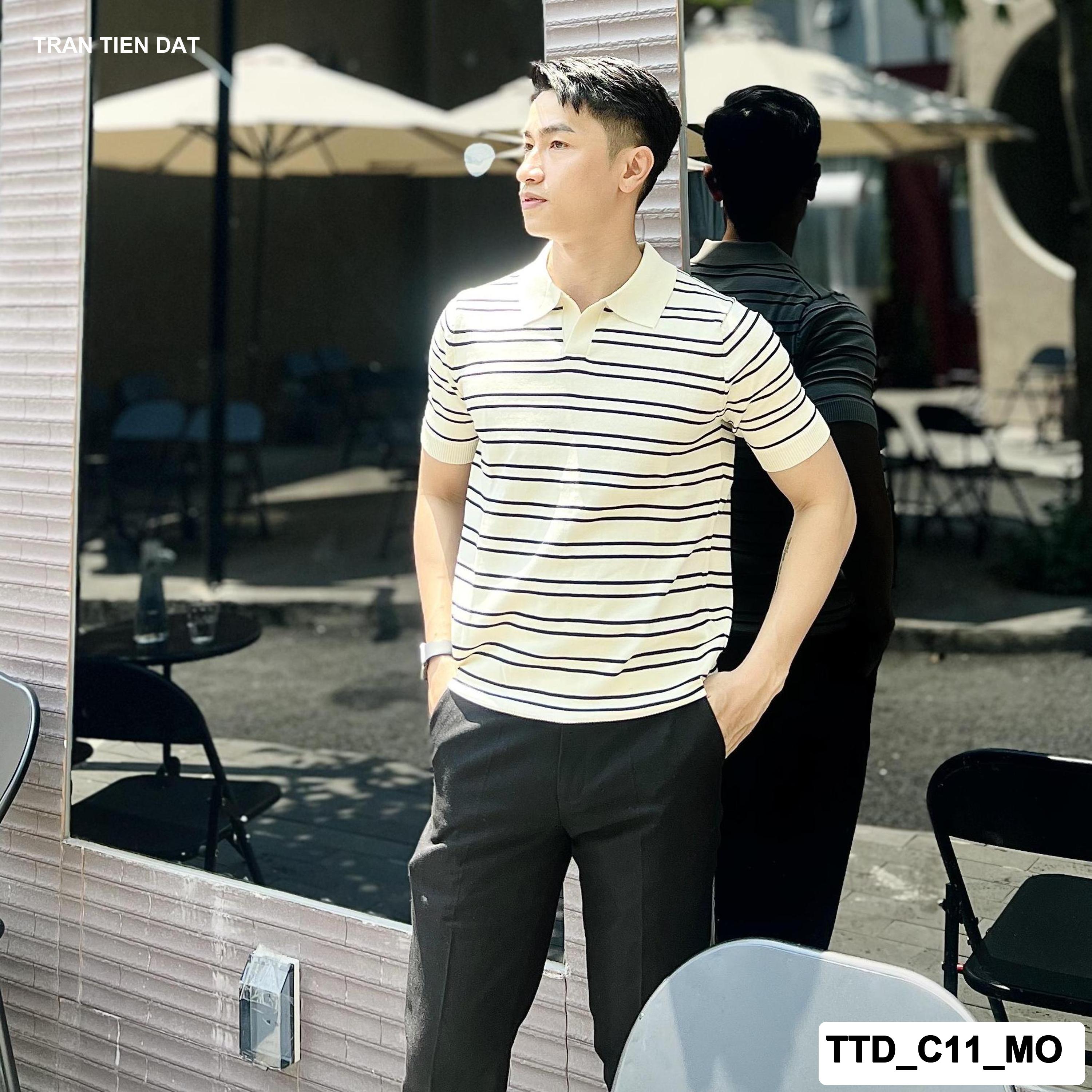 TTD_C11 - Áo Polo Nam Cao Cấp Mềm Mịn  Chất liệu dệt kim  C11