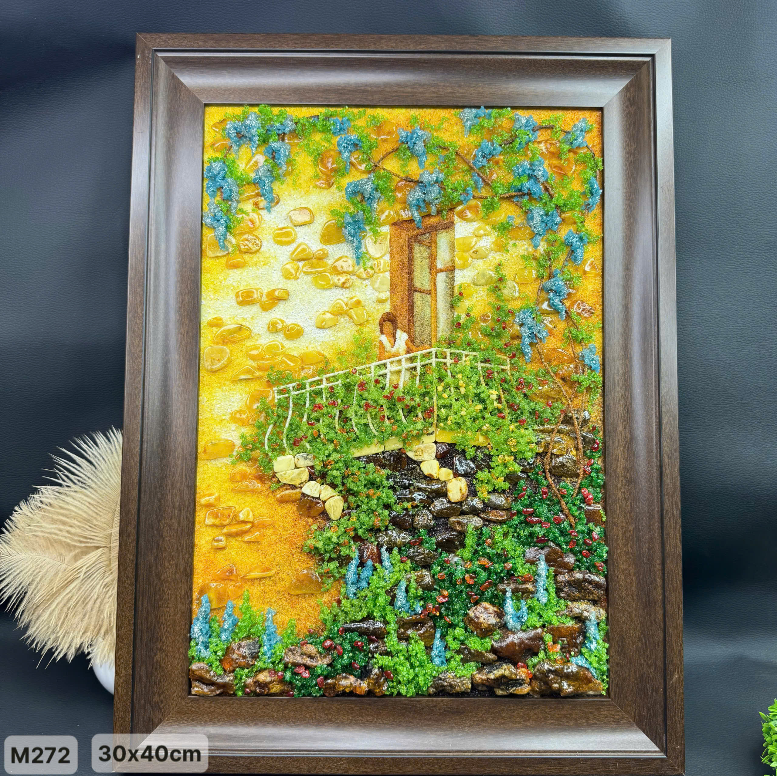 Tranh Hổ Phách 30x40cm - M272