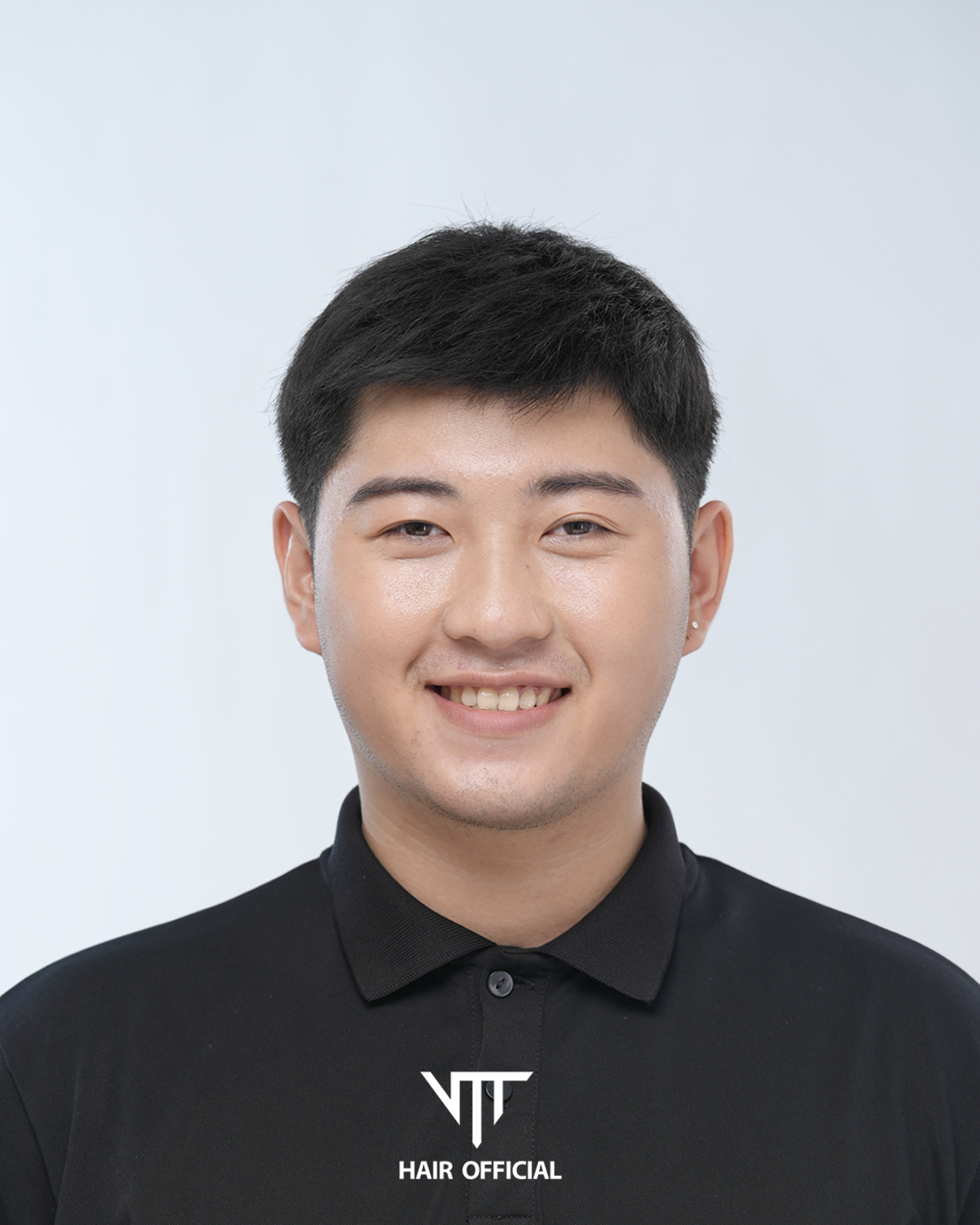 Tóc giả nam Basic mái chéo cho tóc hói làm từ tóc thật_thumbnail_0