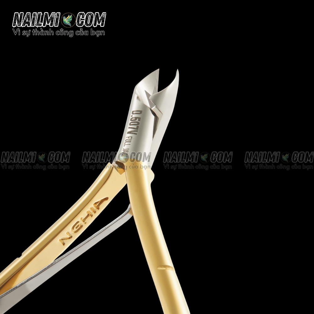 Kềm cắt da Kềm Nghĩa thép chuyên dụng mạ vàng D.507V Thép carbon, an toàn cho người dùng_thumbnail_1