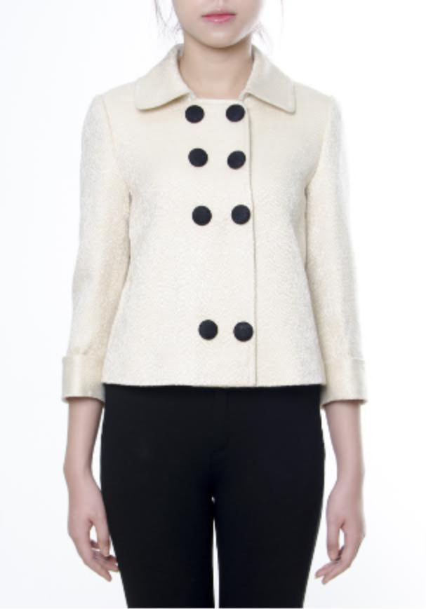 Vest be dạ cao cấp cổ bẻ