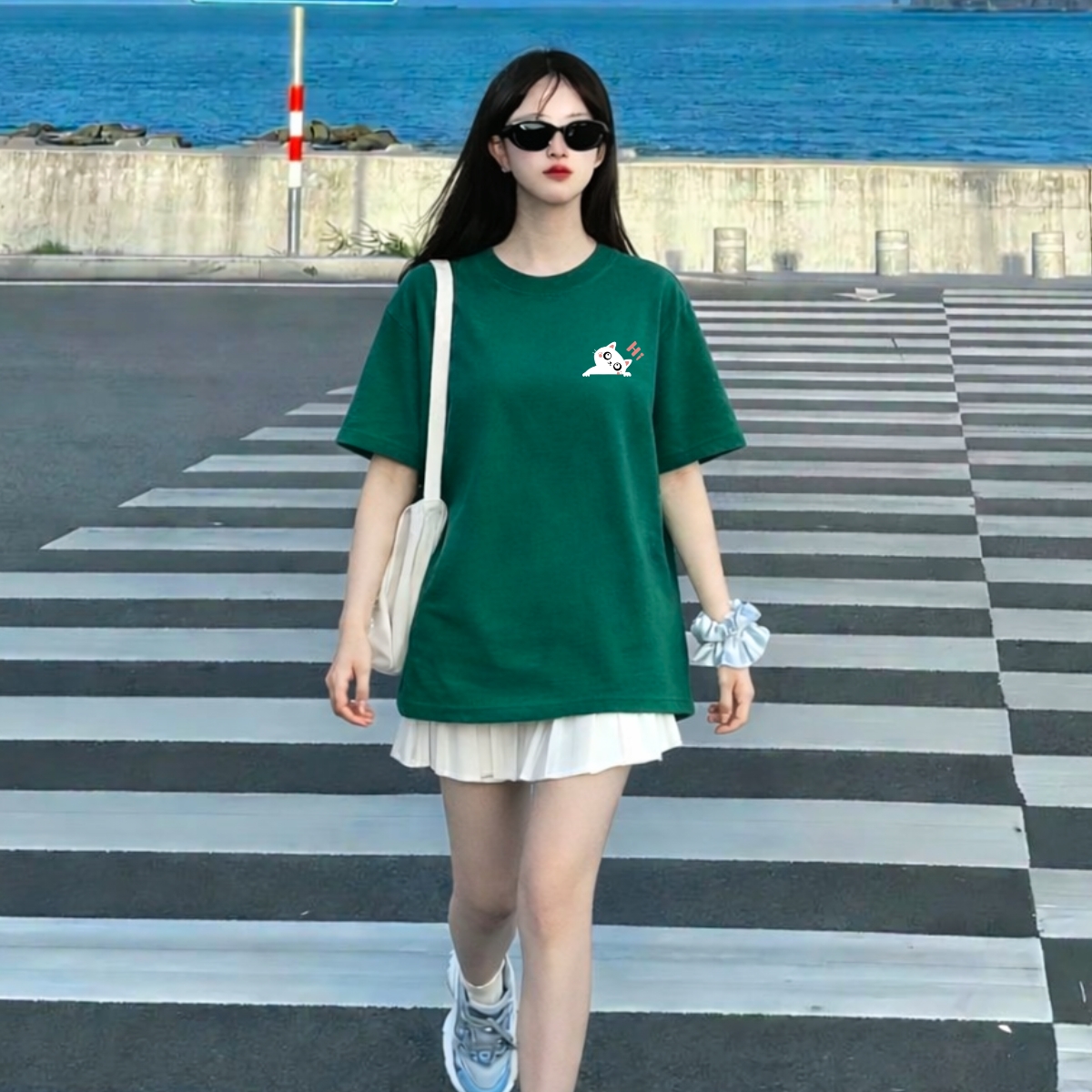 Áo thun unisex UX30-1141 LAZY hình mèo nằm dáng oversized local brand WETEE_thumbnail_10