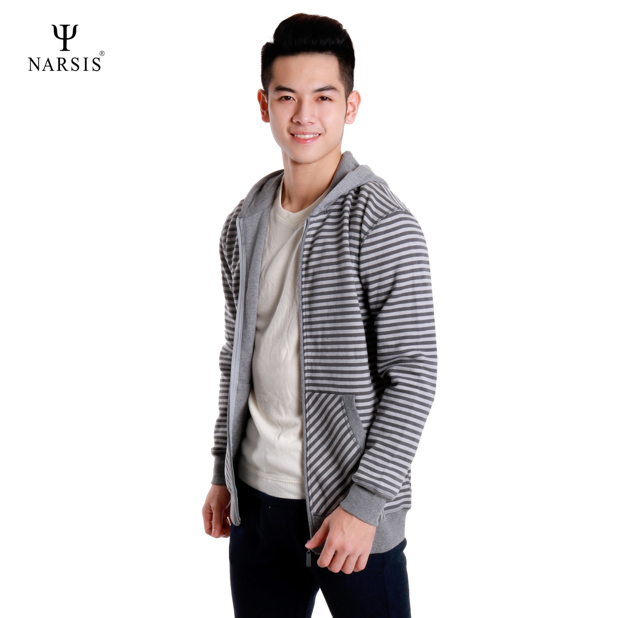 ÁO KHOÁC NAM D4118 NARSIS CHẤT LIỆU THOÁNG MÁT, DỄ CHỊU, THOẢI MÁI CẢ NGÀY, DỄ VẬN ĐỘNG