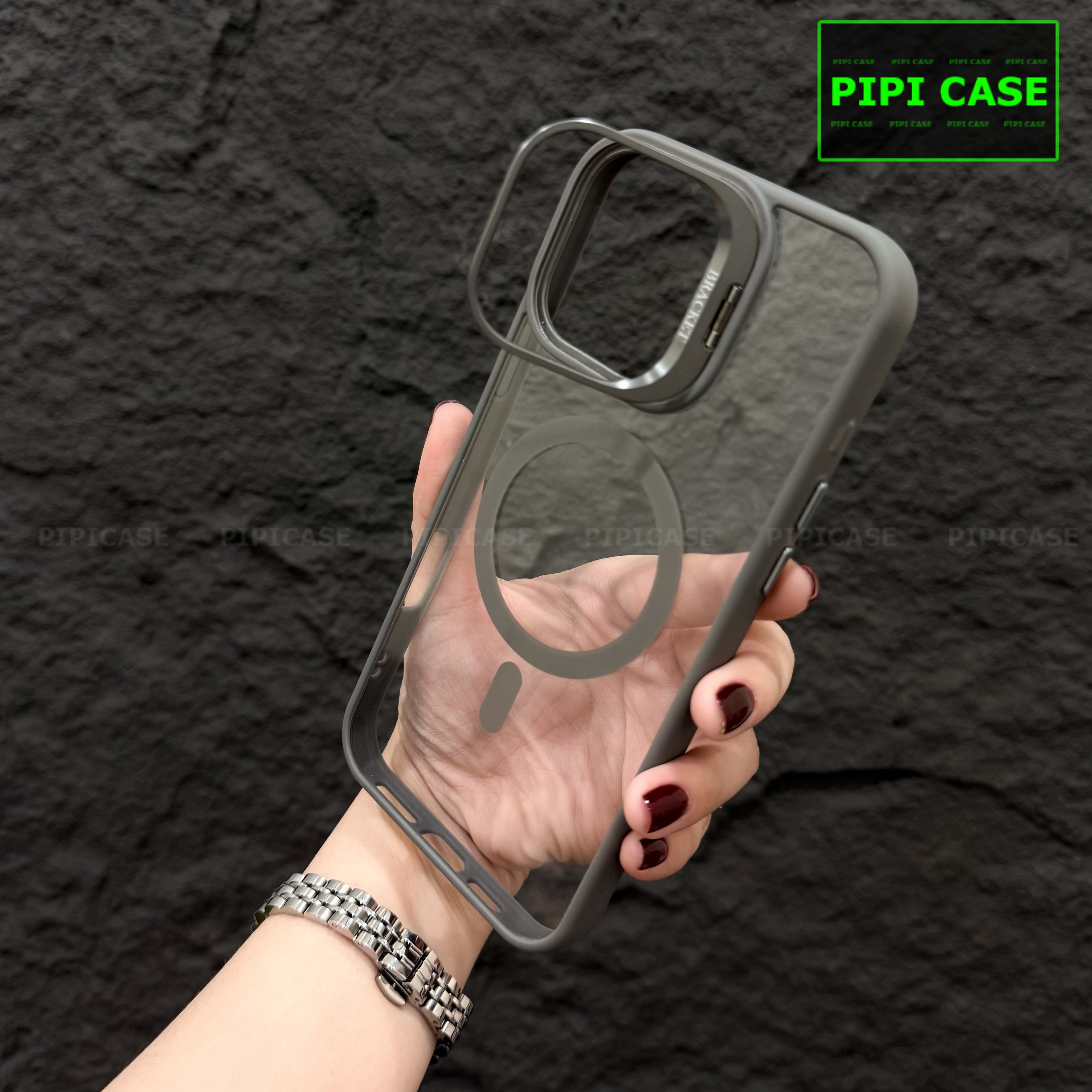 Ốp Lưng iPhone 14 Pro Max - Dansi - Xám_thumbnail_2