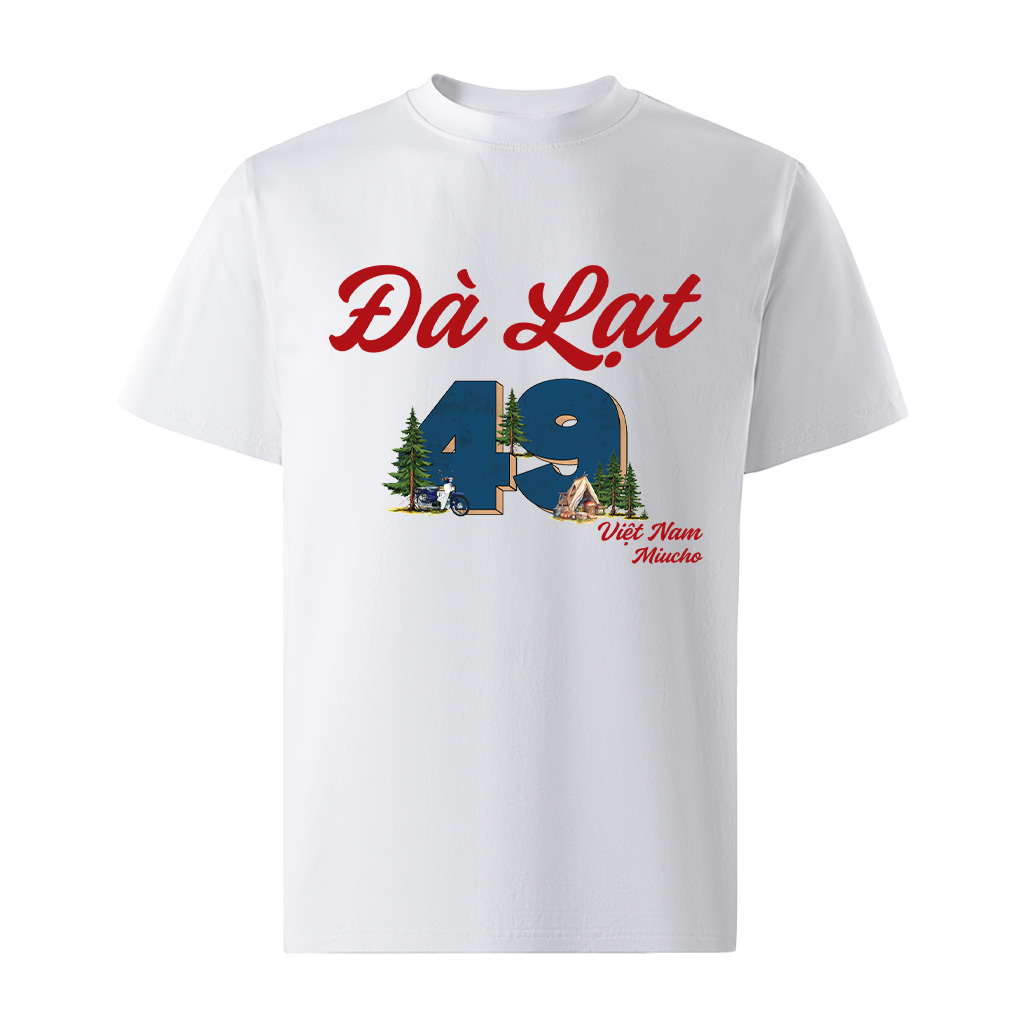 Áo thun nam du lịch Đà Lạt ATD1296 Miucho Iconic vải cotton thoáng mát in mix_thumbnail_0