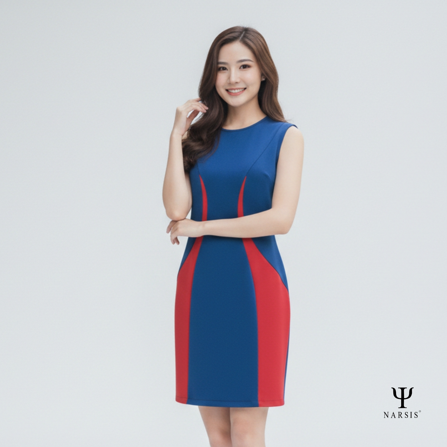 VÁY NỮ NEW1276 NARSIS CHẤT LIỆU THOÁNG MÁT, DỄ CHỊU, THOẢI MÁI CẢ NGÀY, DỄ VẬN ĐỘNG_thumbnail_0