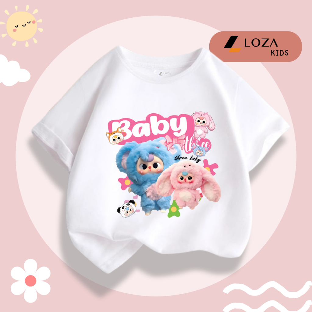 Áo phông Baby Three cho bé gái - Áo phông trẻ em Loza Kids - CA003_thumbnail_11