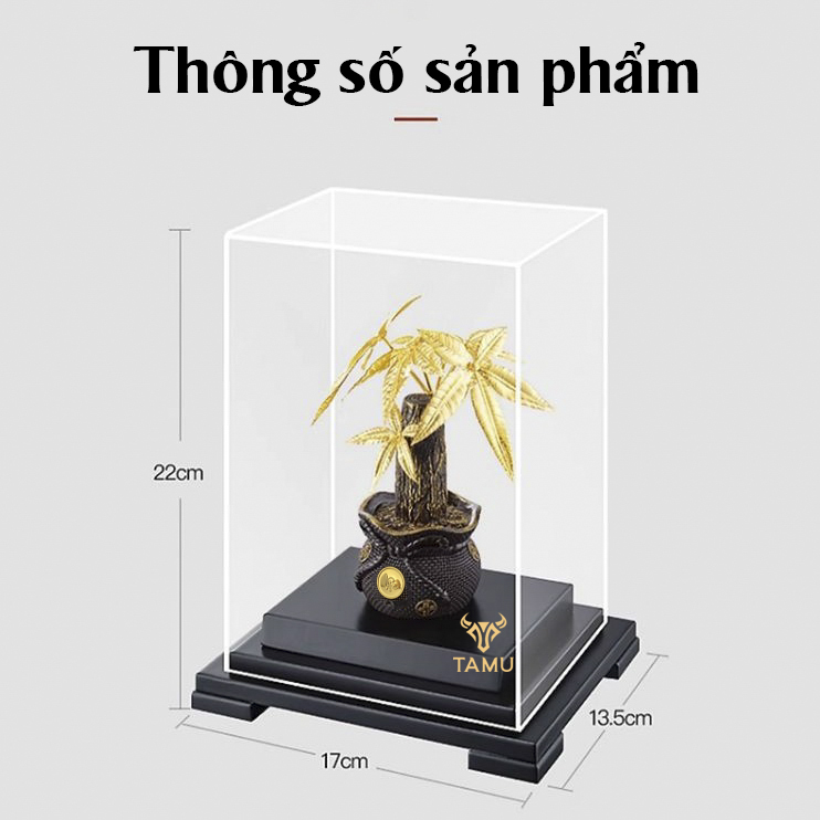 Cây Kim ngân chữ Lộc dát vàng 24K_thumbnail_7