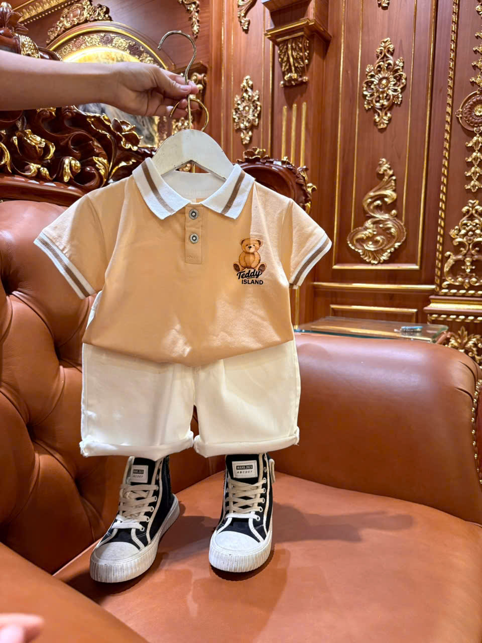 C43 BỘ POLO GẤU TEDDY IS LAND- A117.1747