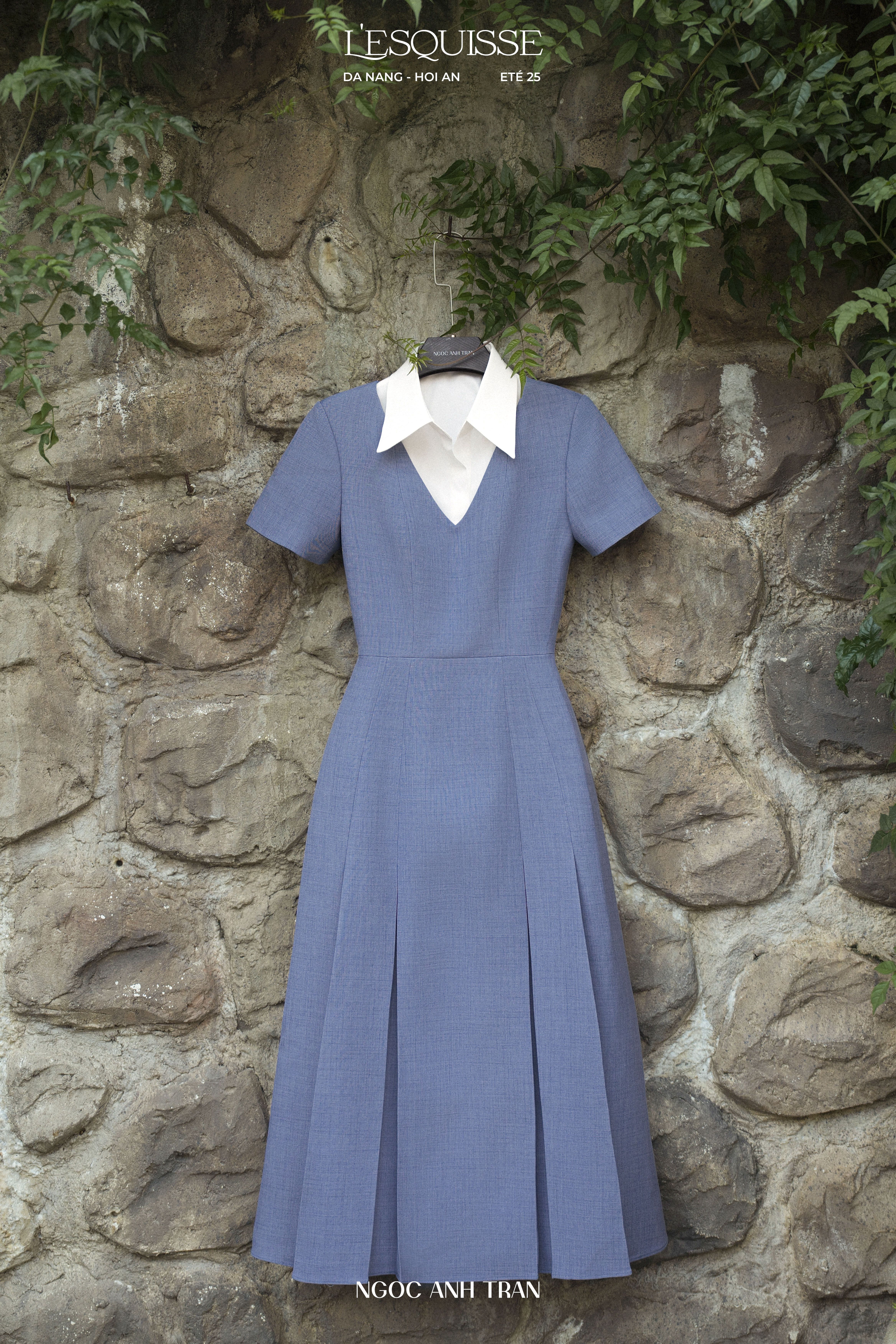 D132 - Đầm Thiên Thanh phối cổ trắng rời_thumbnail_3