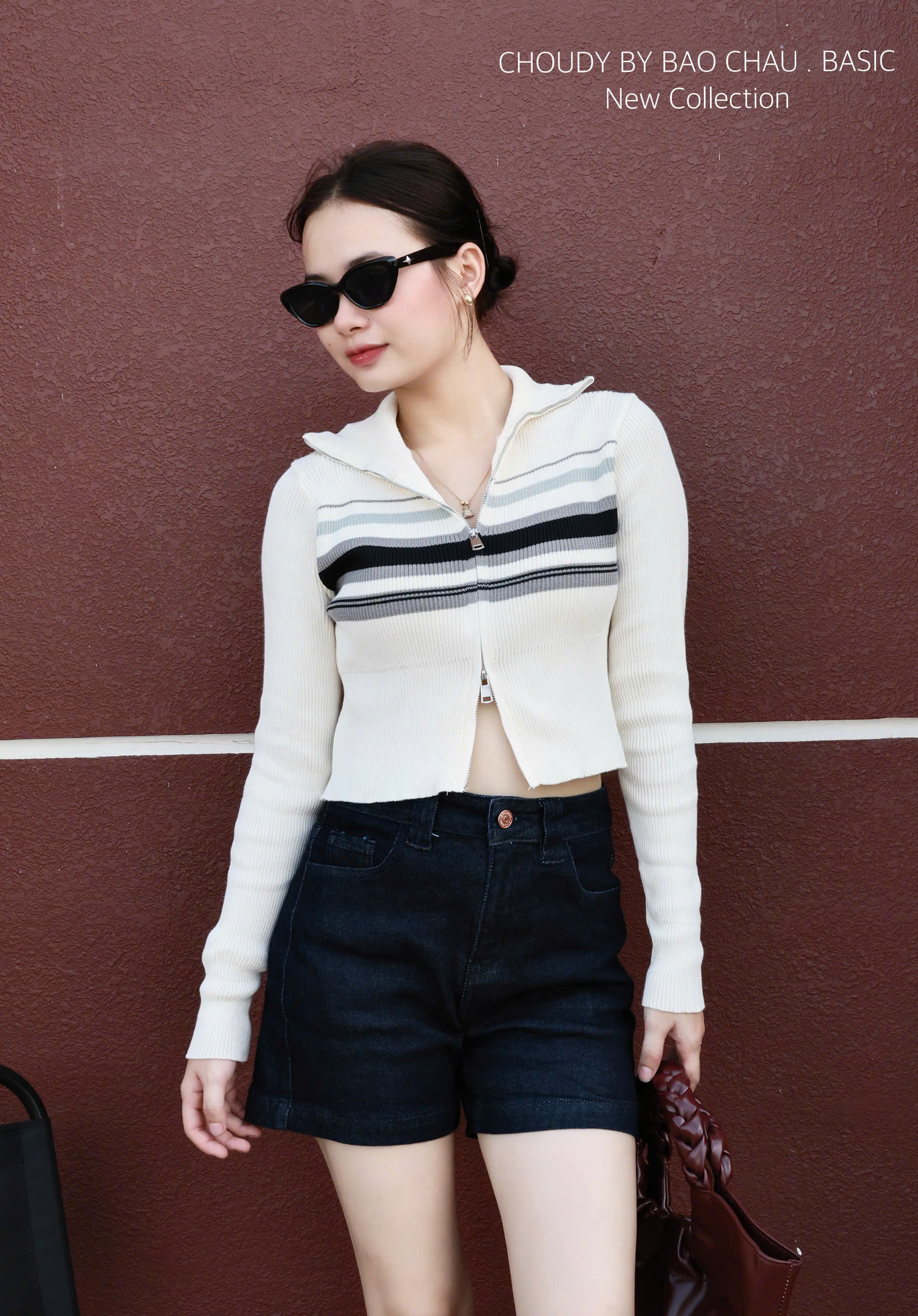 A568 ÁO DỆT KIM 2 MÀU