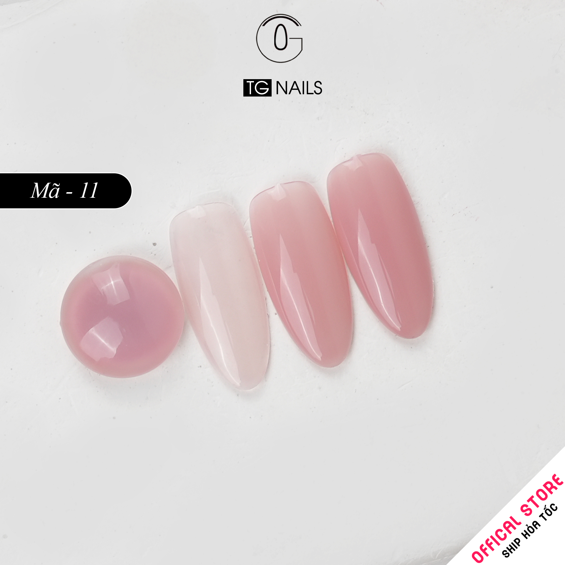 Sơn gel thạch đục TG cọ tròn chai hồng 15ml_thumbnail_17