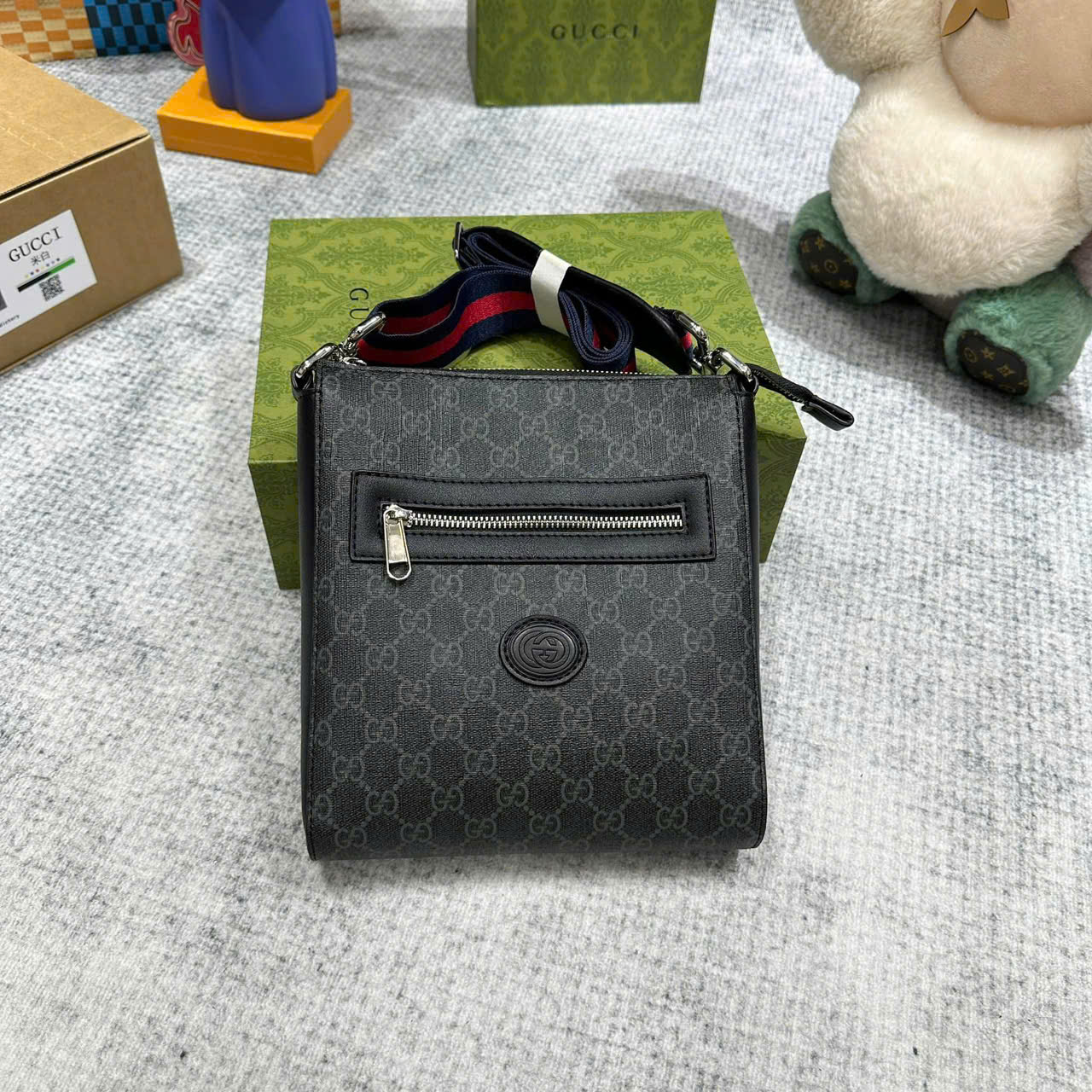 Túi Đeo Chéo Gucci GG Supreme Messenger Bag_thumbnail_10