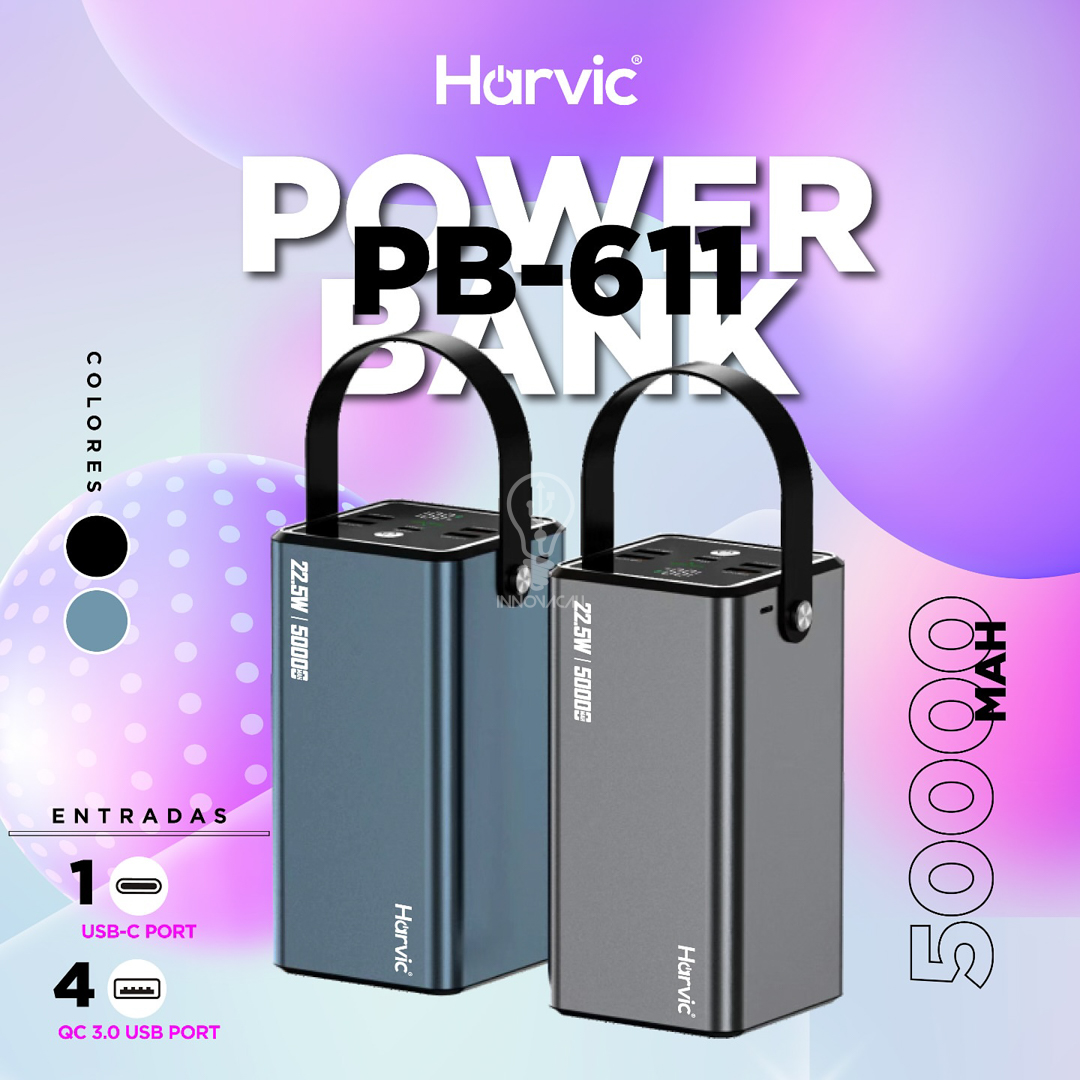 🔋 Batería HARVIC (50.000 mAh) PB-611_thumbnail_1