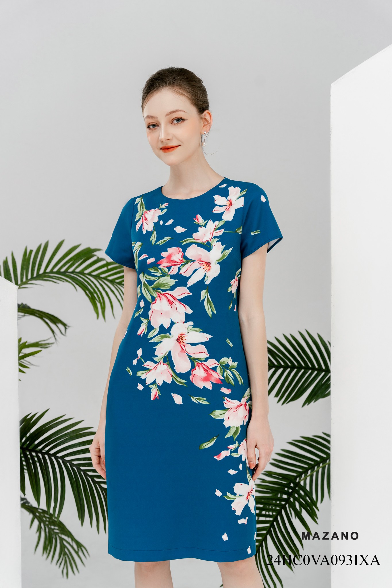 Đầm suông in hoa lan thiết kế bố cục_thumbnail_3