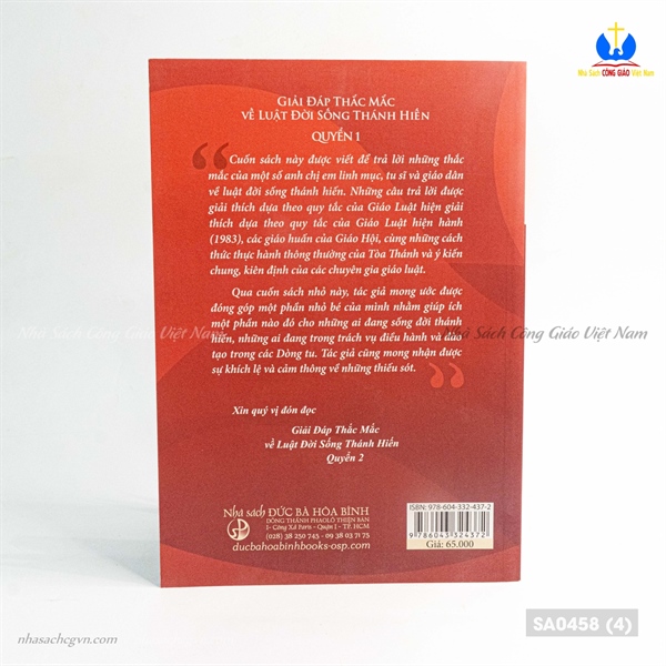 Giải đáp thắc mắc về luật đời sống thánh hiến Tập 1 ✔_thumbnail_1