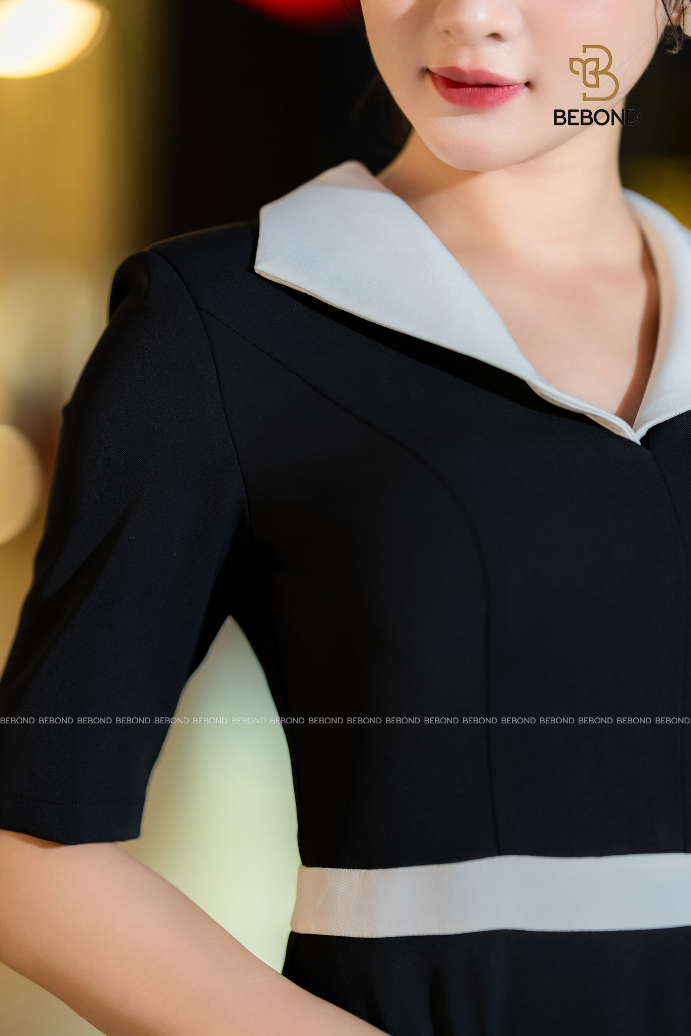 Đầm dài CLINTON màu ĐEN_thumbnail_3