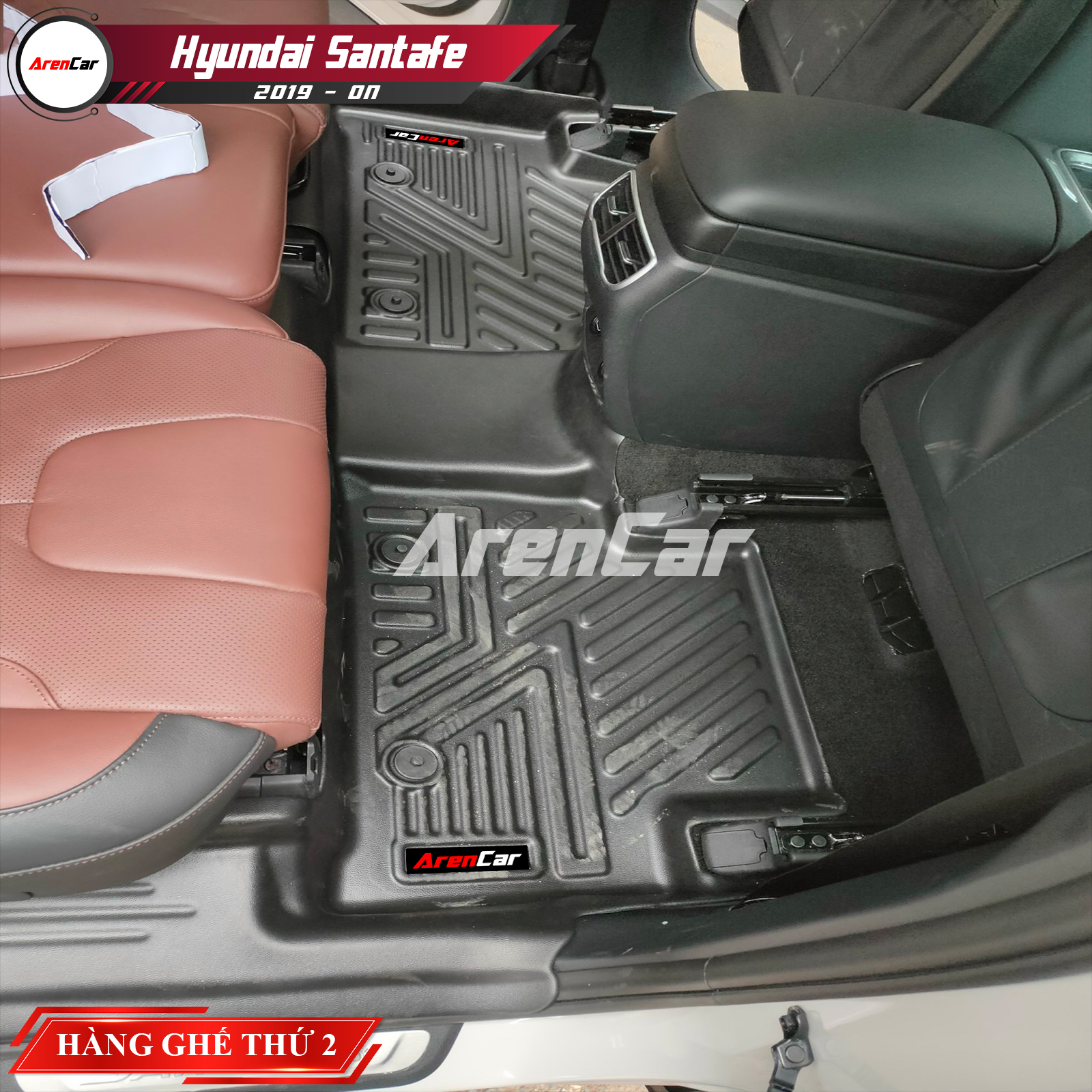 [Aren Car] Thảm Lót Sàn Ô Tô TPE Nhựa Đúc Hyundai Santafe_thumbnail_11
