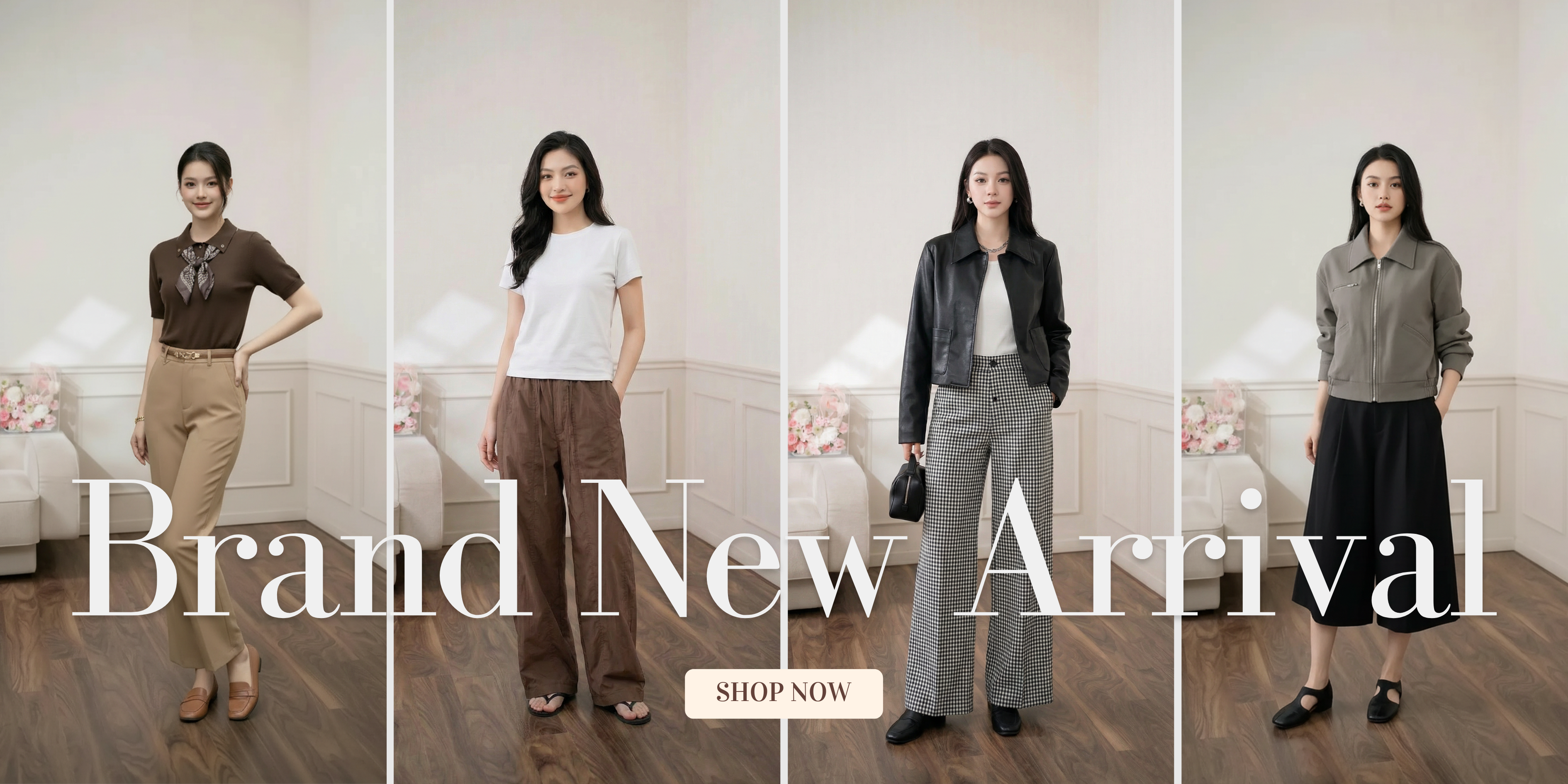 Brown Modern Fashion (Banner (Landscape))