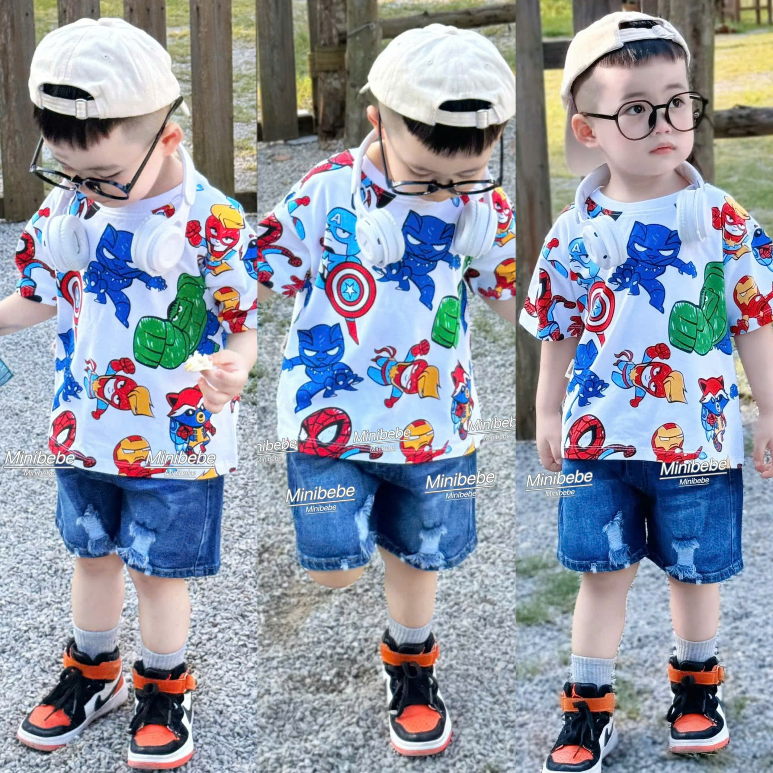 D09 BỘ CỘC QUẦN BÒ NV HOẠT HÌNH ĐANG BAY- A116.815