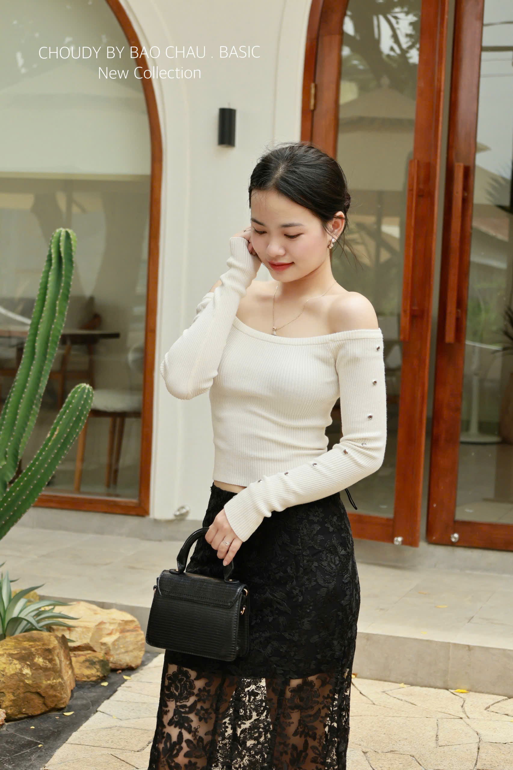 SALE A243 ÁO DỆT KIM BỆT VAI