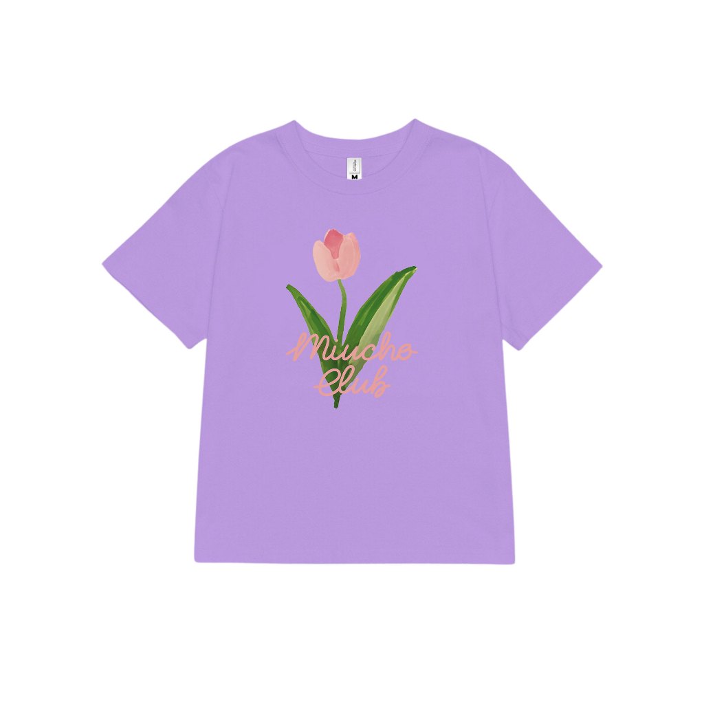 Áo baby tee hoa tuplip xinh xắn ABD306 Miucho cotton cổ tròn in graphic_thumbnail_15