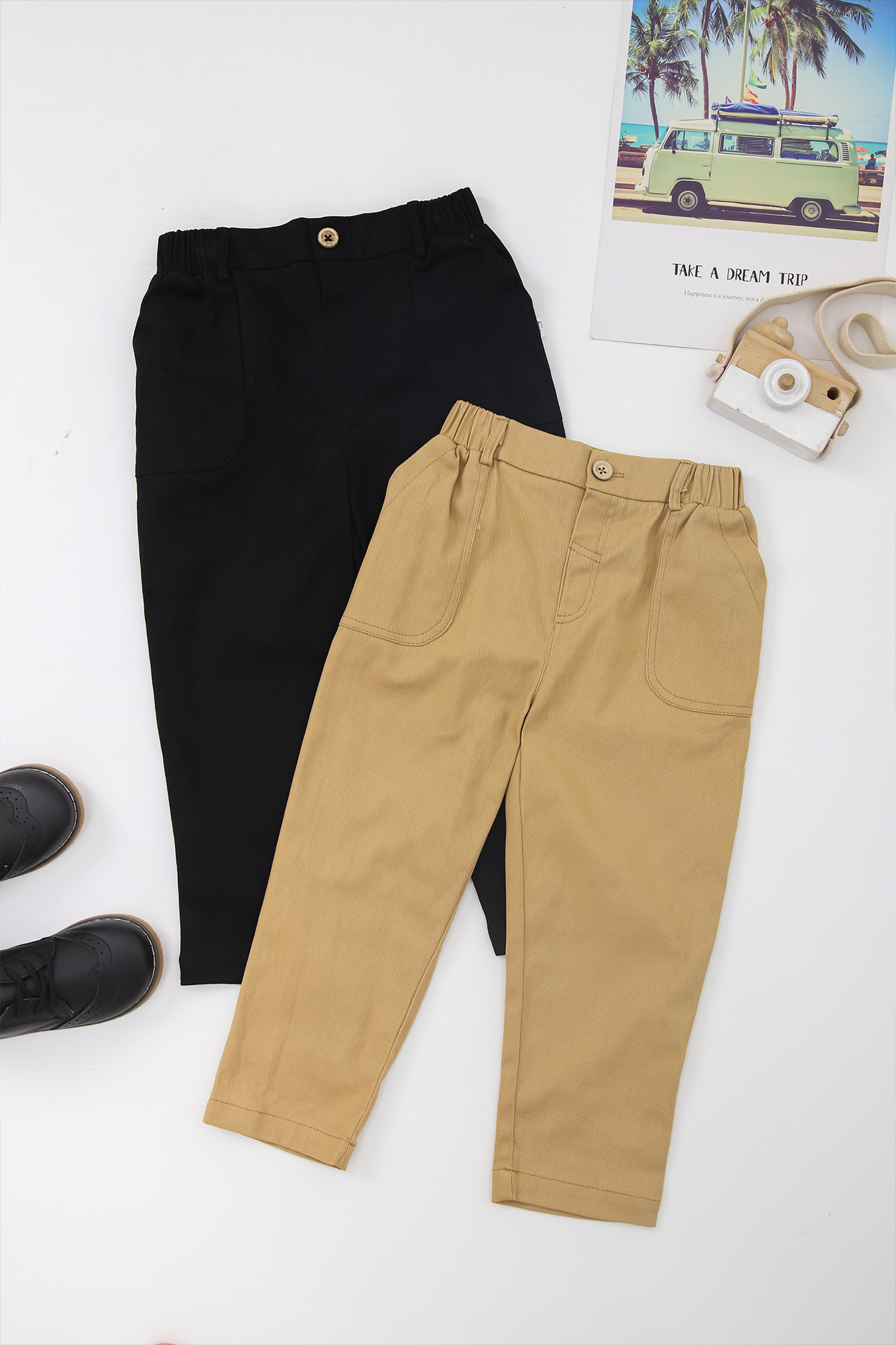 Quần kaki dài ống đứng túi ốp_thumbnail_1