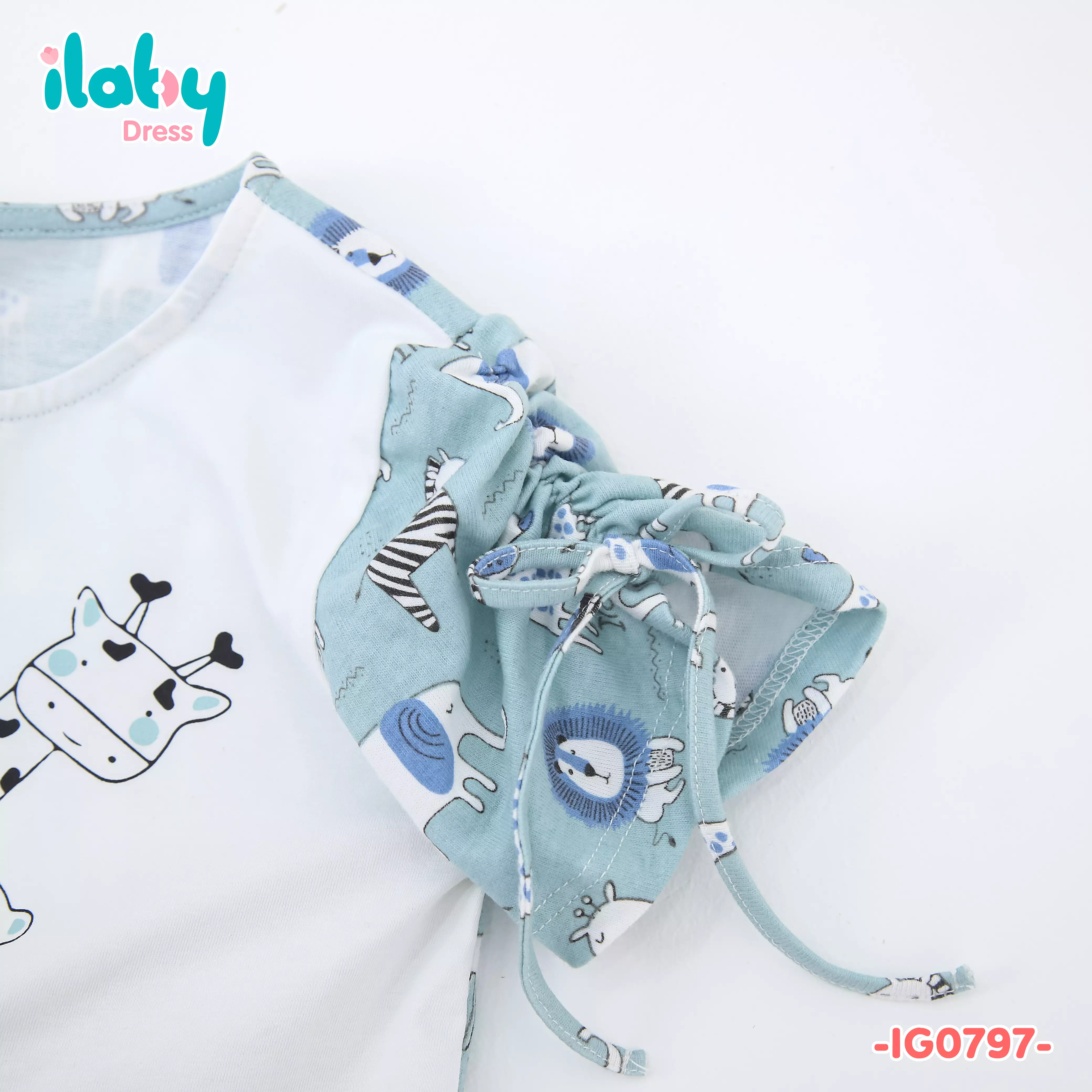 Bộ thun bé gái in sở thú_thumbnail_6