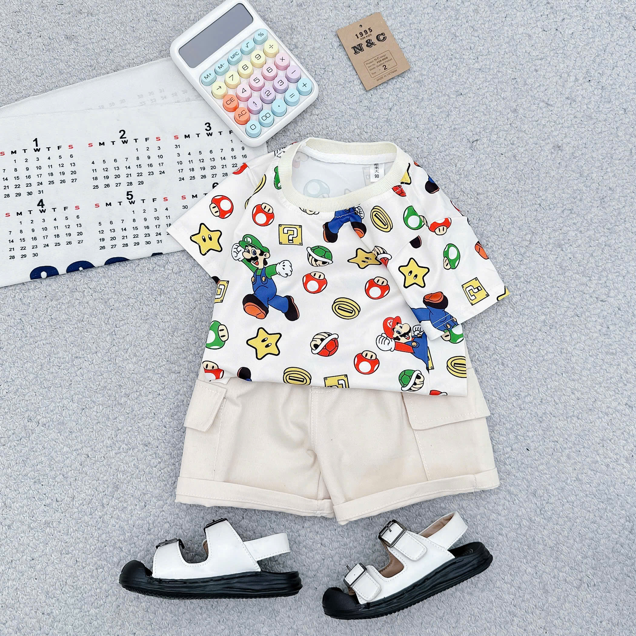 E98 BỘ CỘC TRÒ CHƠI MARIO FULL ÁO - A117.1501