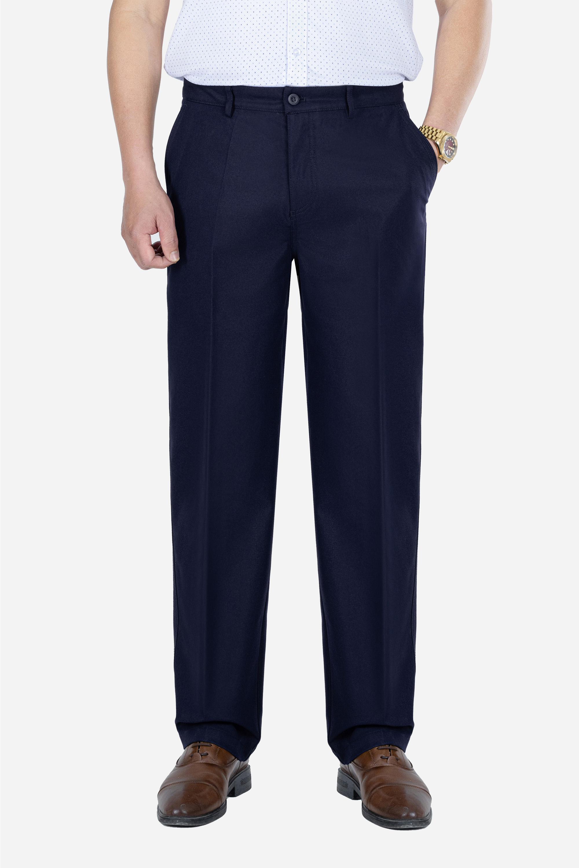 Quần Kaki 0 Li Nam Trung Niên ANCHI Phom Suông Ống Rộng Cao Cấp_thumbnail_10