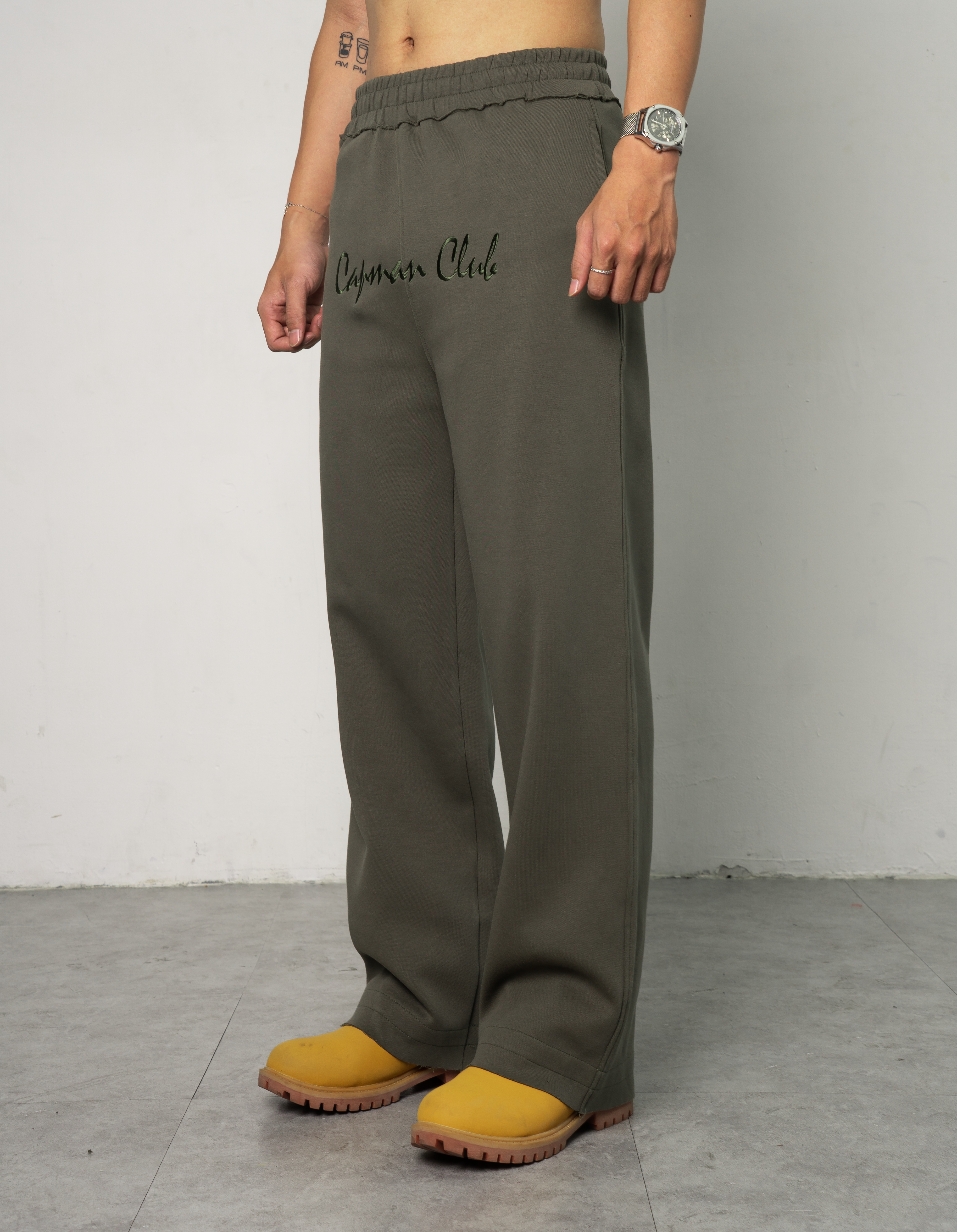 Quần nỉ 2 da BIRAY form ống suông, lưng thấp che khuyết điểm hack dáng phù hợp nam nữ_thumbnail_3