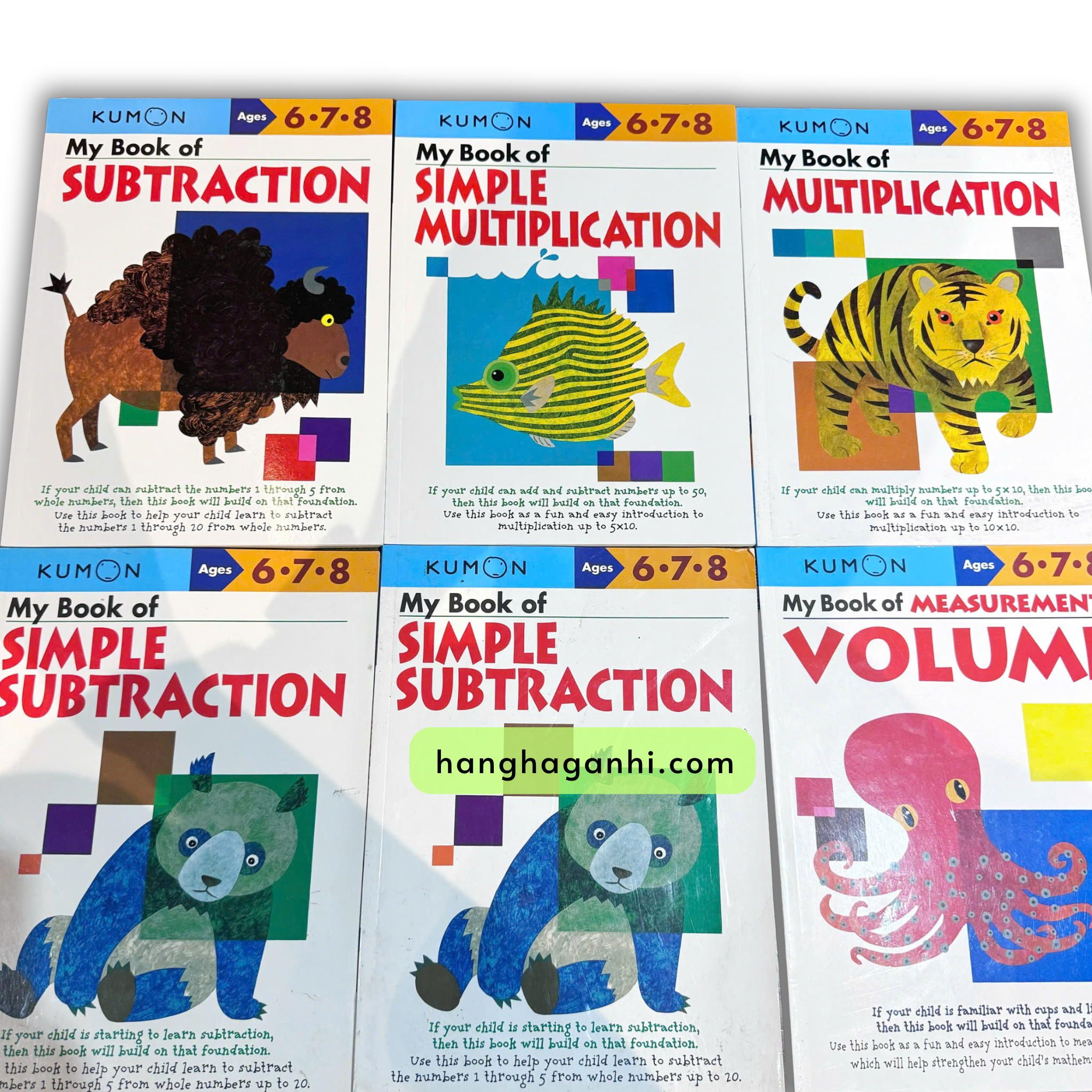 Kumon 5 cuốn My book of Math Skills 6-7-8 sách nhập khẩu_thumbnail_0
