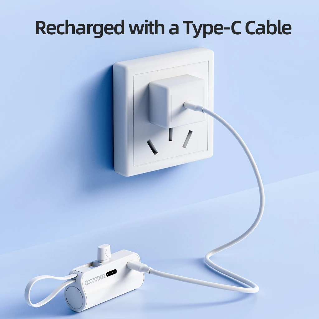 GOOJODOQ 5000mAh Mini Wireless Power Bank_thumbnail_6